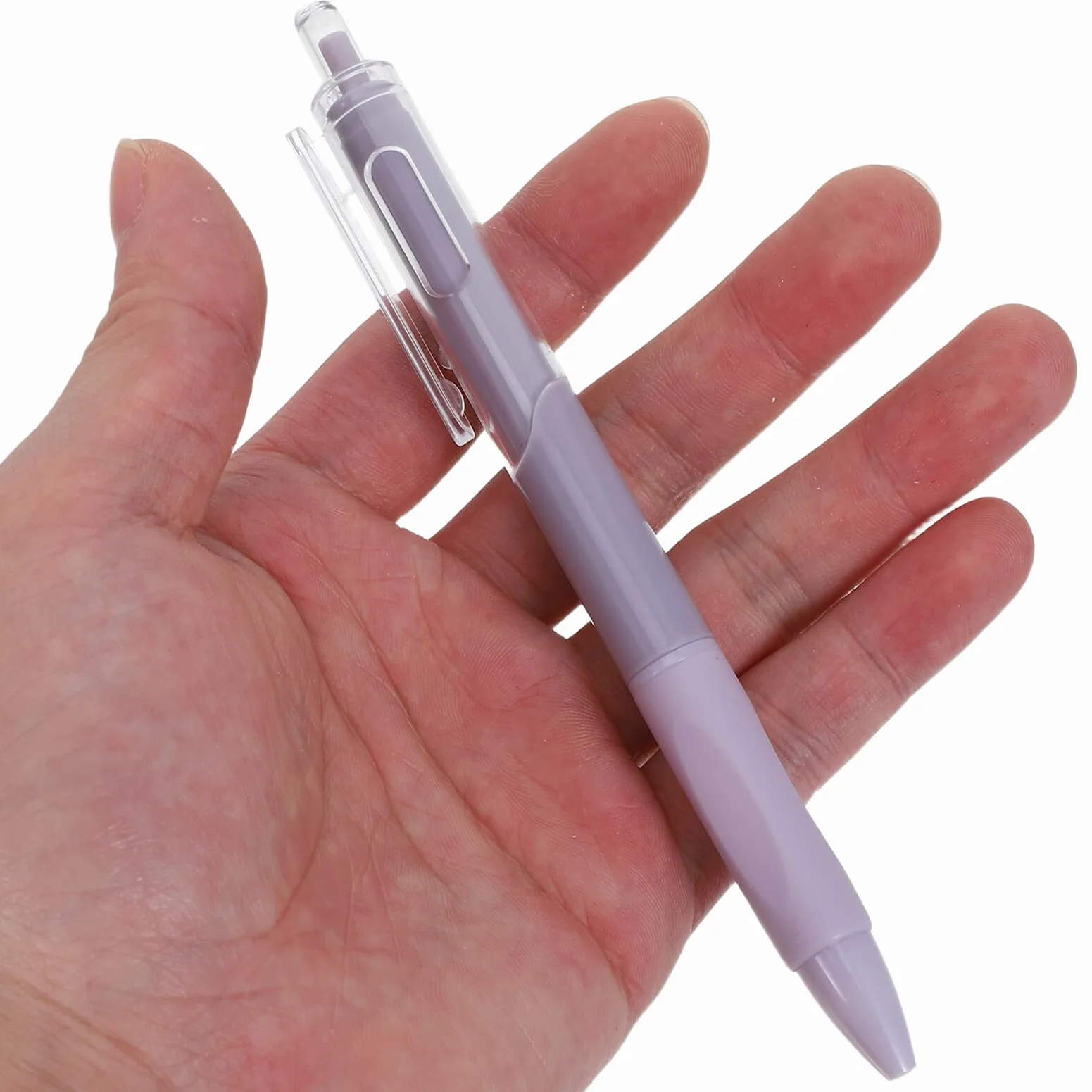 Set 50 Penne Gel Nere Retrattili a Punta Fine Penne Compatte Leggere Clip Robusta per Ufficio Scuola e Uso Quotidiano per Scrittura Precisa e Asciugatura Rapida