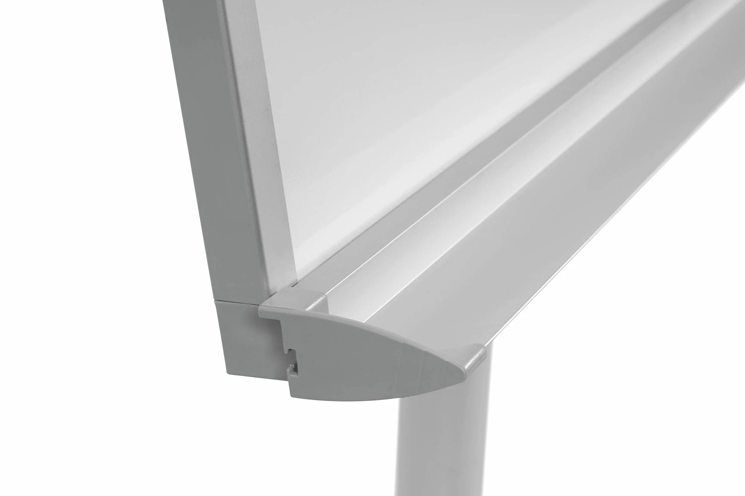 Bi-Office Lavagna Portablocco Mobile Smart, Lavagna a Fogli Mobili Portatile Con Cornice Grigia, Superficie Magnetica, Dimensioni Panello Euro 700 x 1000 mm