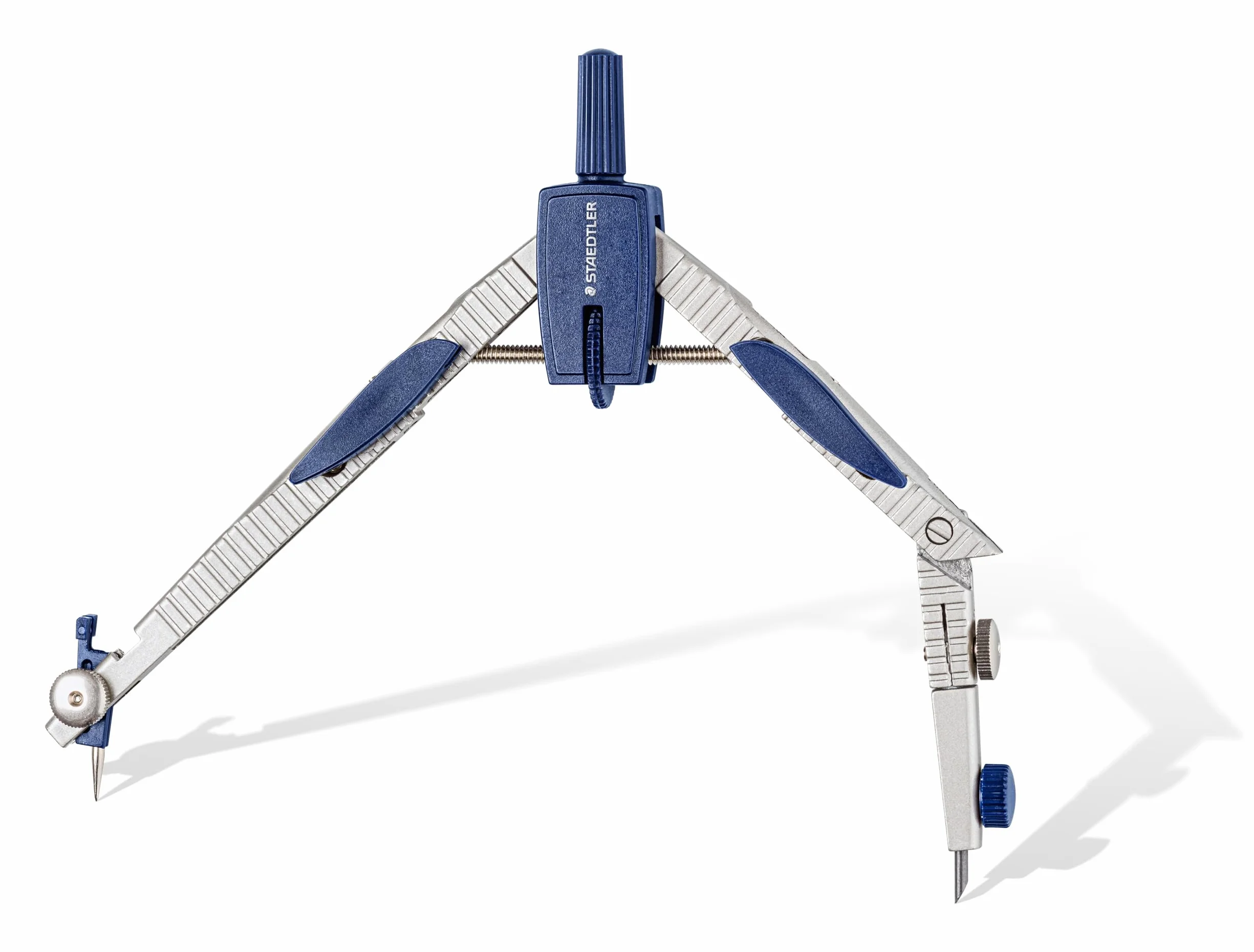 STAEDTLER compasso professionale regolabile con adattatore universale e mine di ricambio 553 01