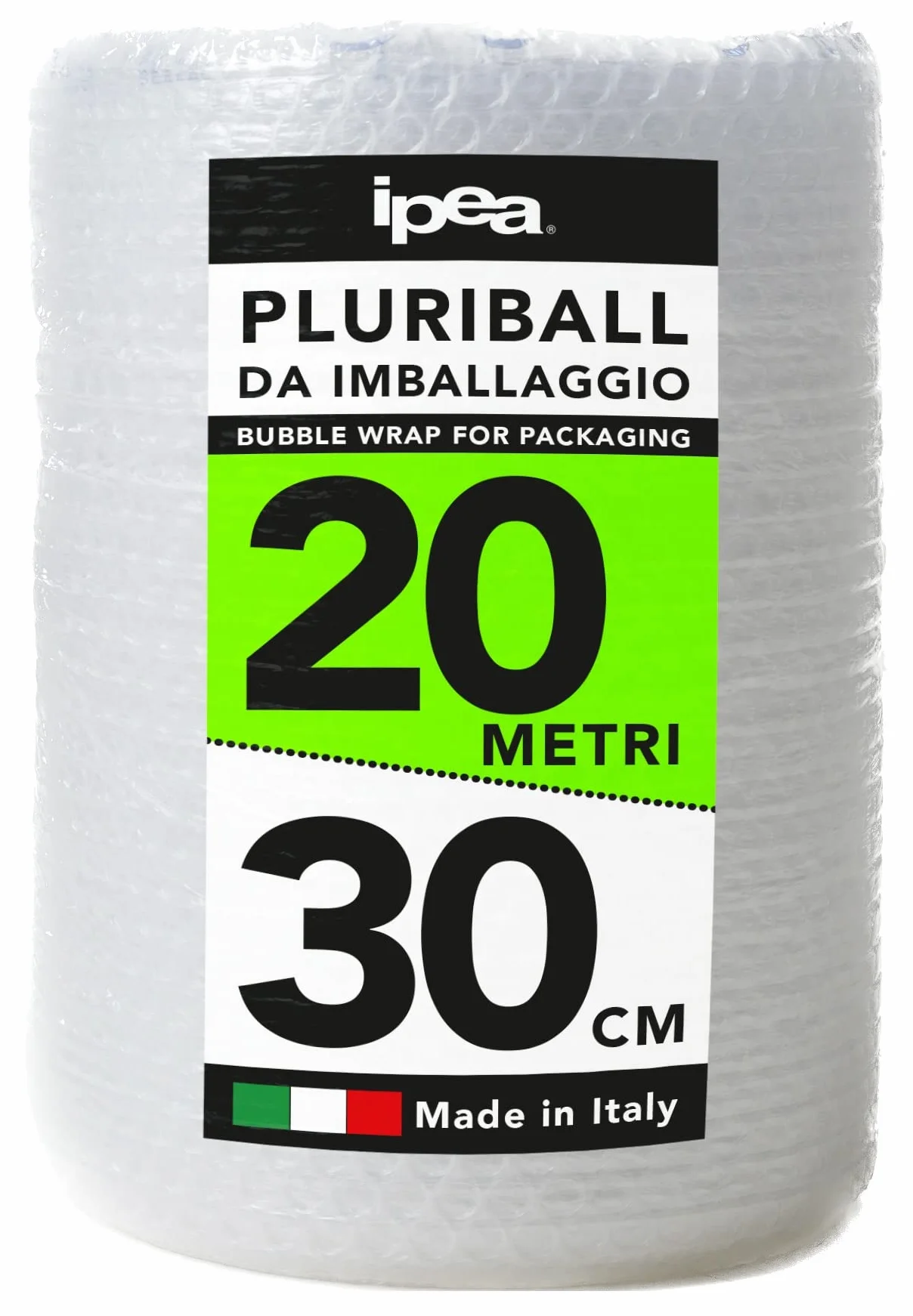 IPEA Pluriball Rotolo 20m x 30cm 50 g/mq Antistrappo Antiurto Imballaggio