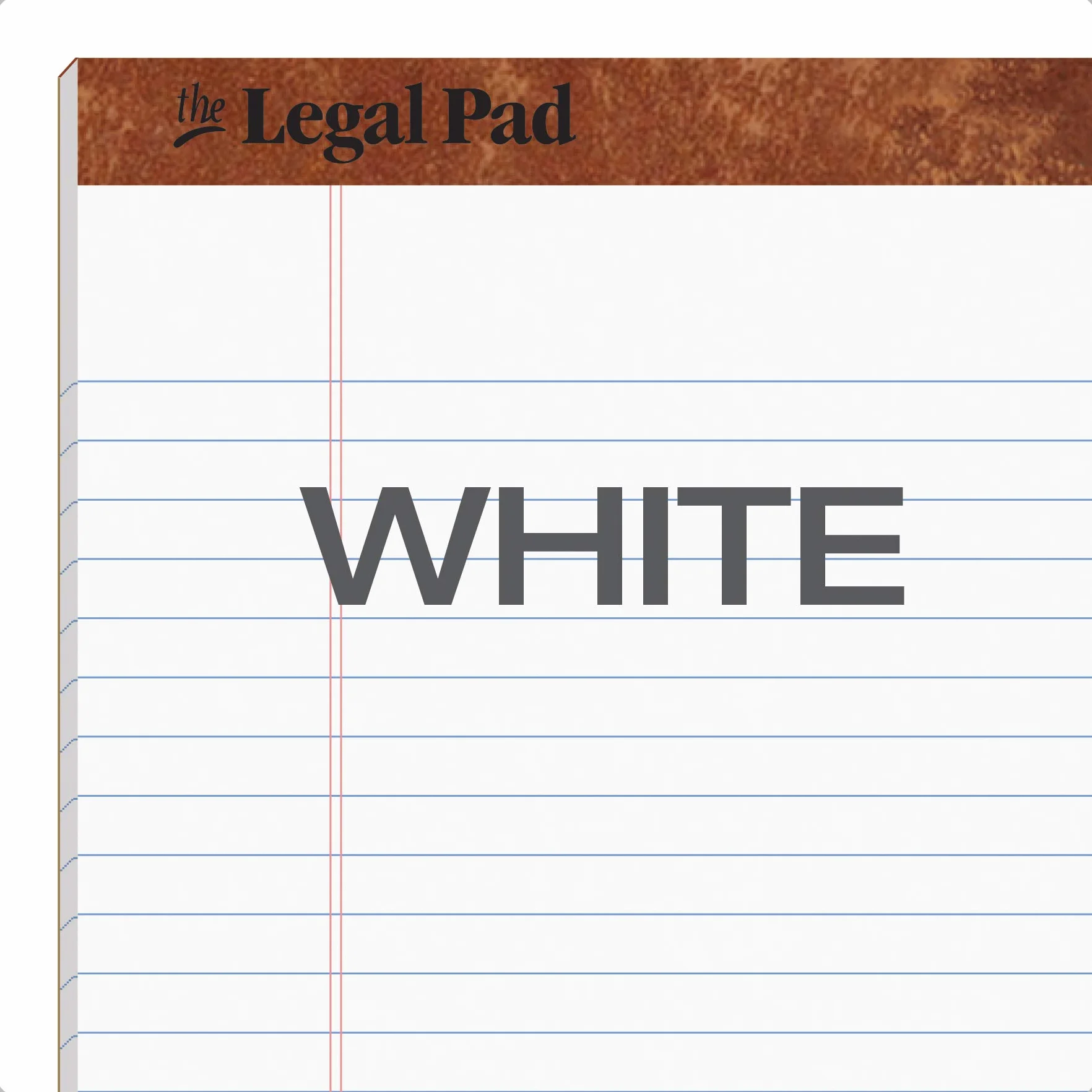 Legal Pad 50 fogli bianco 8.5 x 11.75