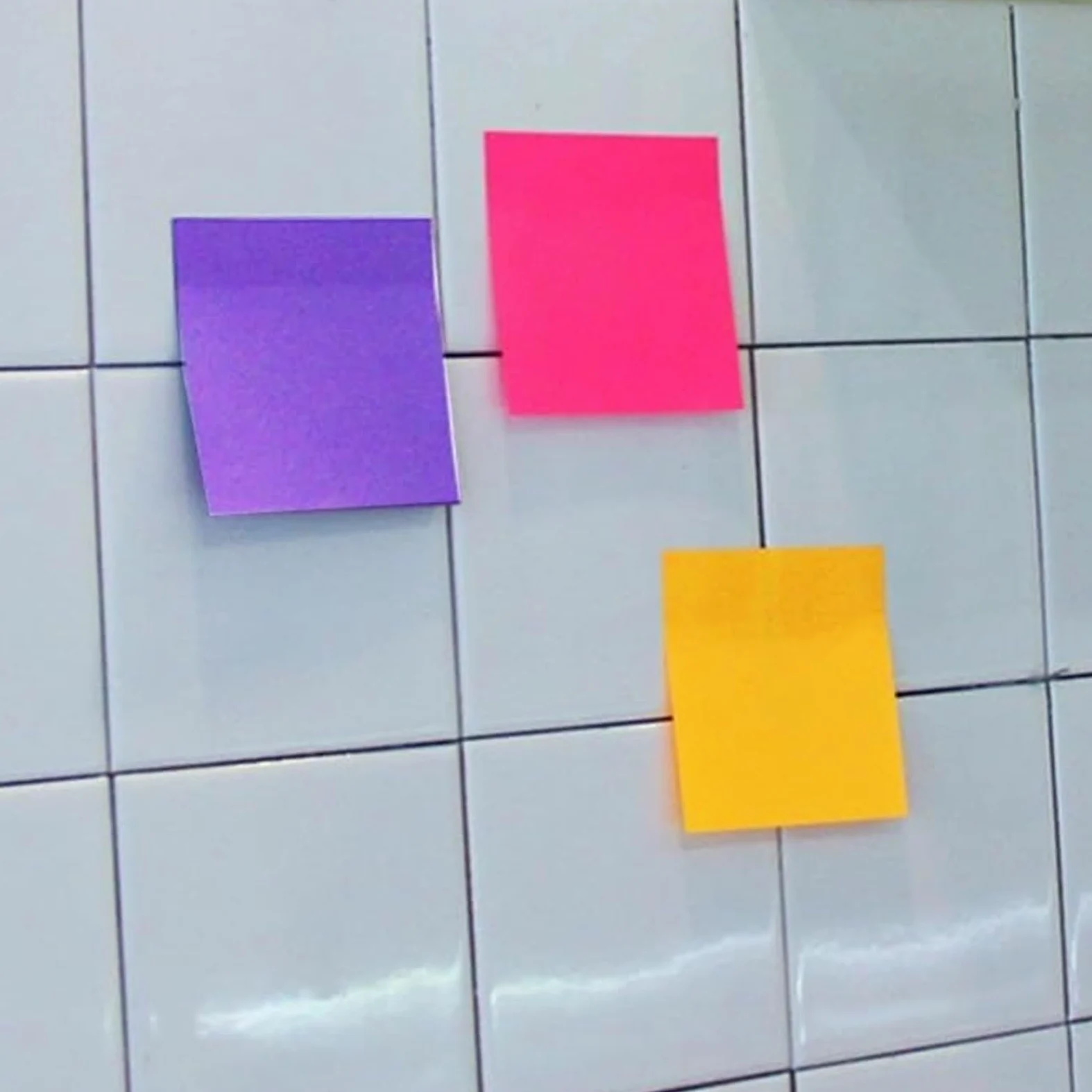 Foglietti adesivi, 8 pezzi, 7,6 x 7,6 cm, colori vivaci, autoadesivi, facili da pubblicare per notebook