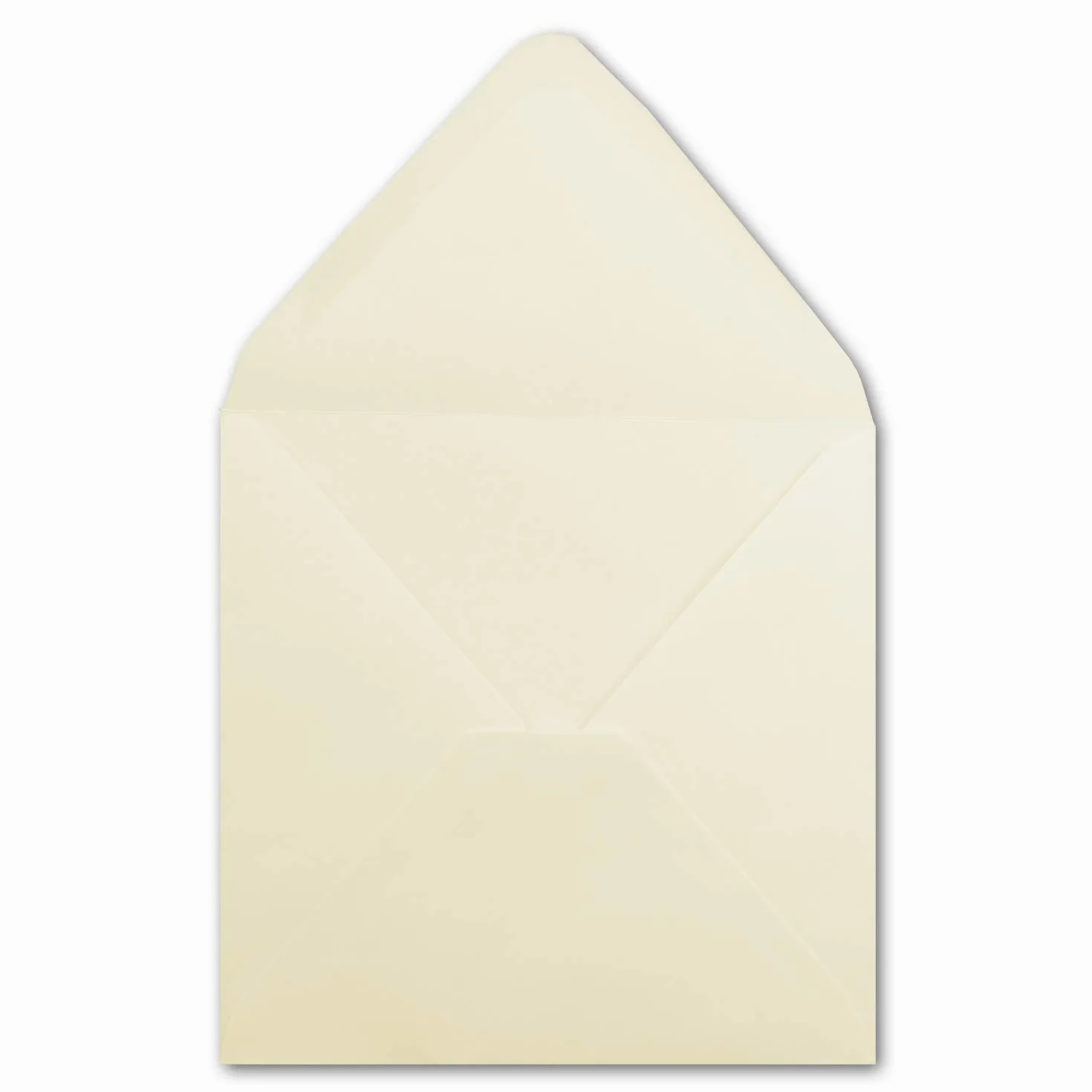 400 buste quadrate, 16 x 16 cm, 100 g/m², con incollaggio a umido, senza finestra, ideali per Natale, biglietti di auguri, inviti del tuo agente Glüxx, colore: crema