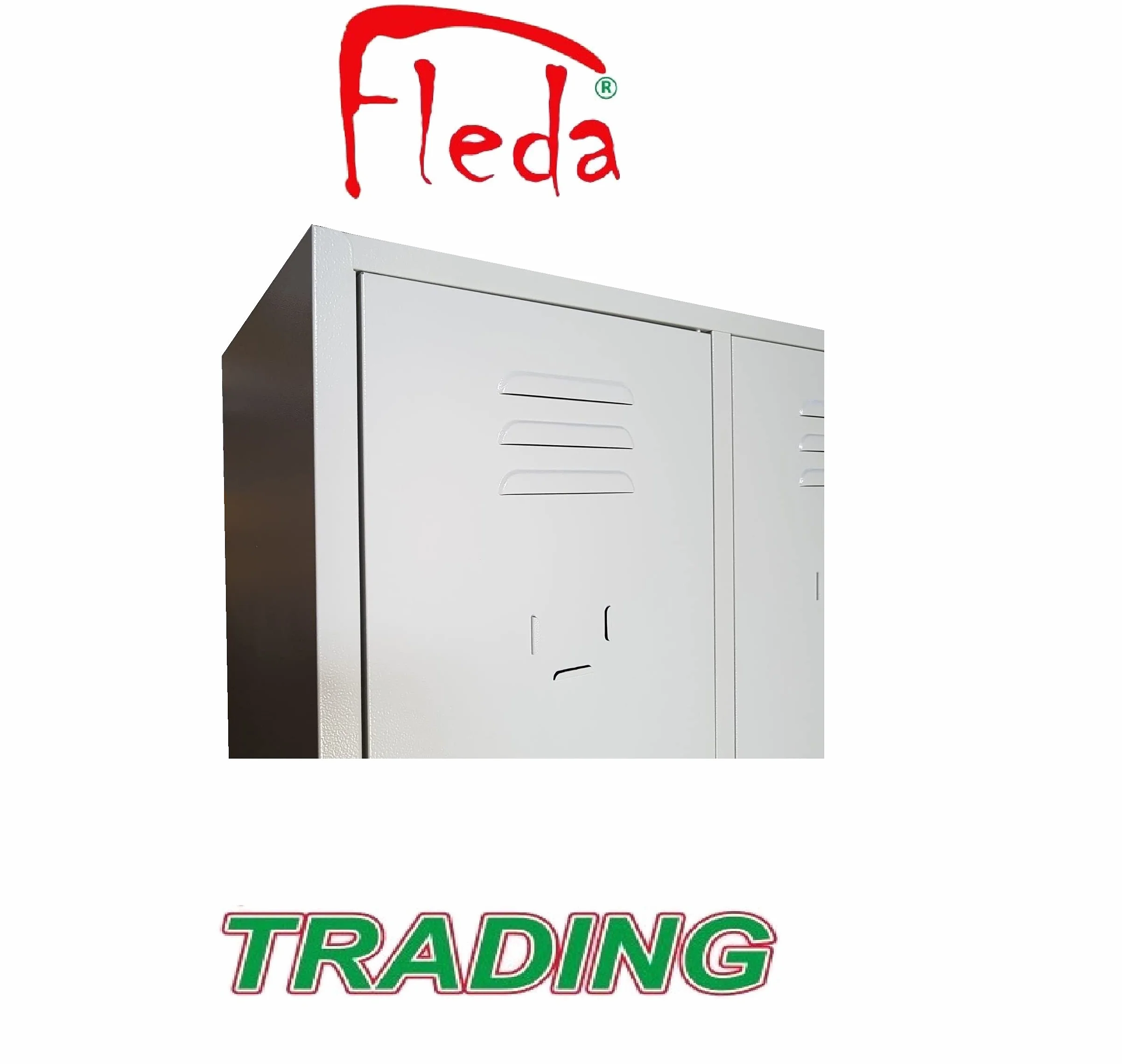 Armadio Armadietto Spogliatoio in metallo Sporco/Pulito 2 Posti Salva Spazio Dim. 68x34x180h cm
