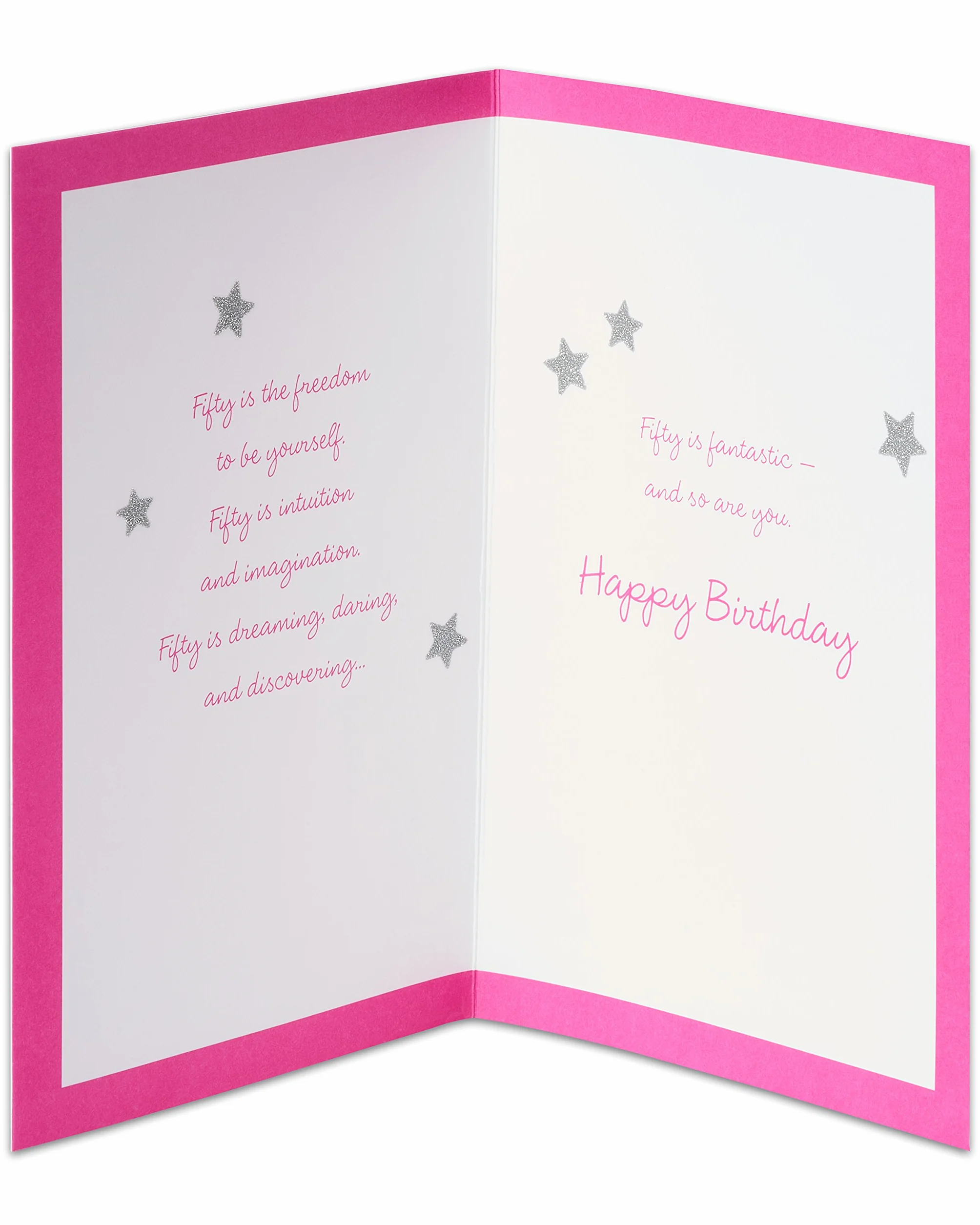 American Greetings Fabulous di compleanno con strass 50