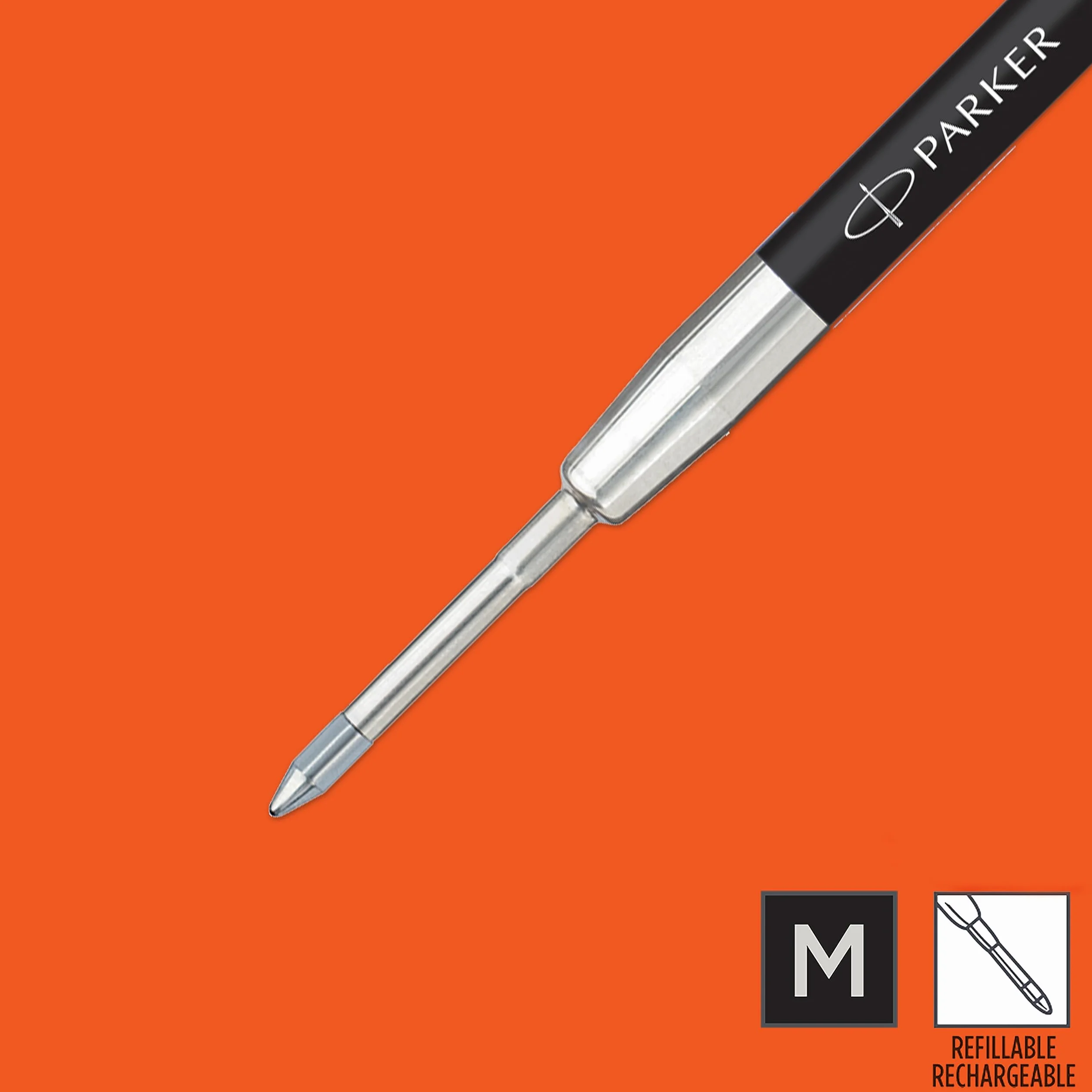 Parker Jotter Originals ricariche inchiostro gel nero punta media 0,7 mm 2 pezzi