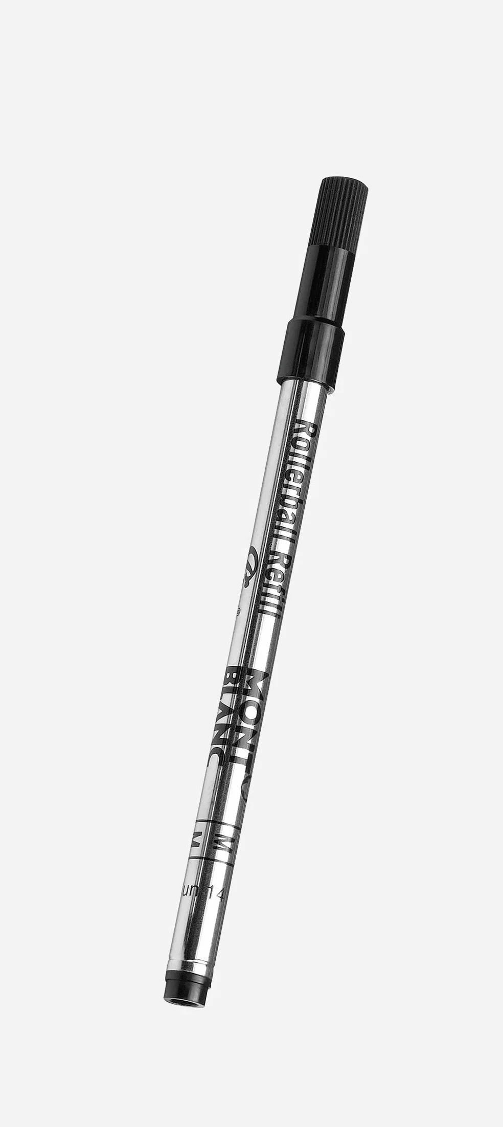 Montblanc 128231 Refill Per penne roller fineliner, Nero Mystery Black M 1.0 mm, Confezione da 2