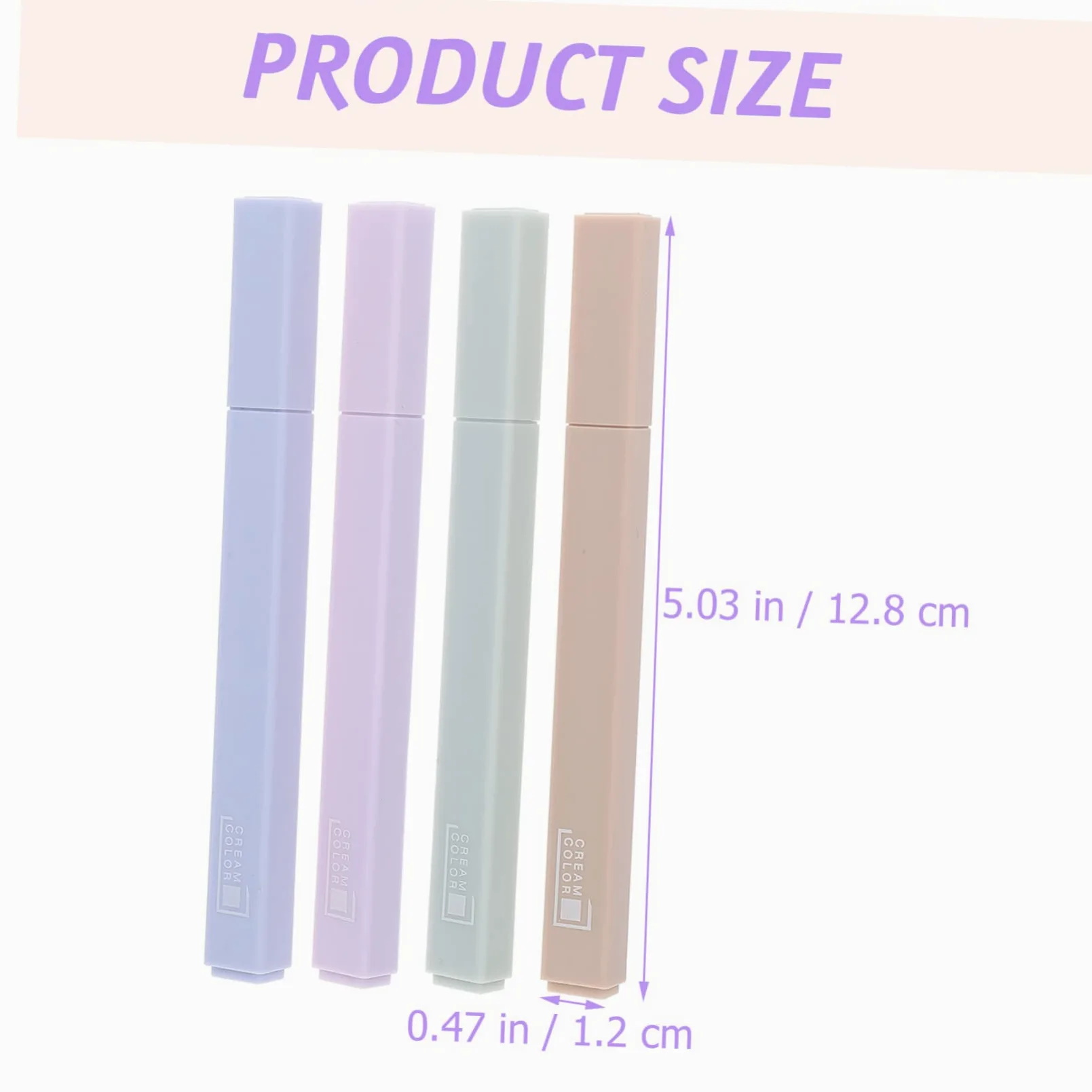 Lurrose 12pezzi Evidenziatori Per Penne Marker Decorativi Per Sottolineature e Pratici Scuola e