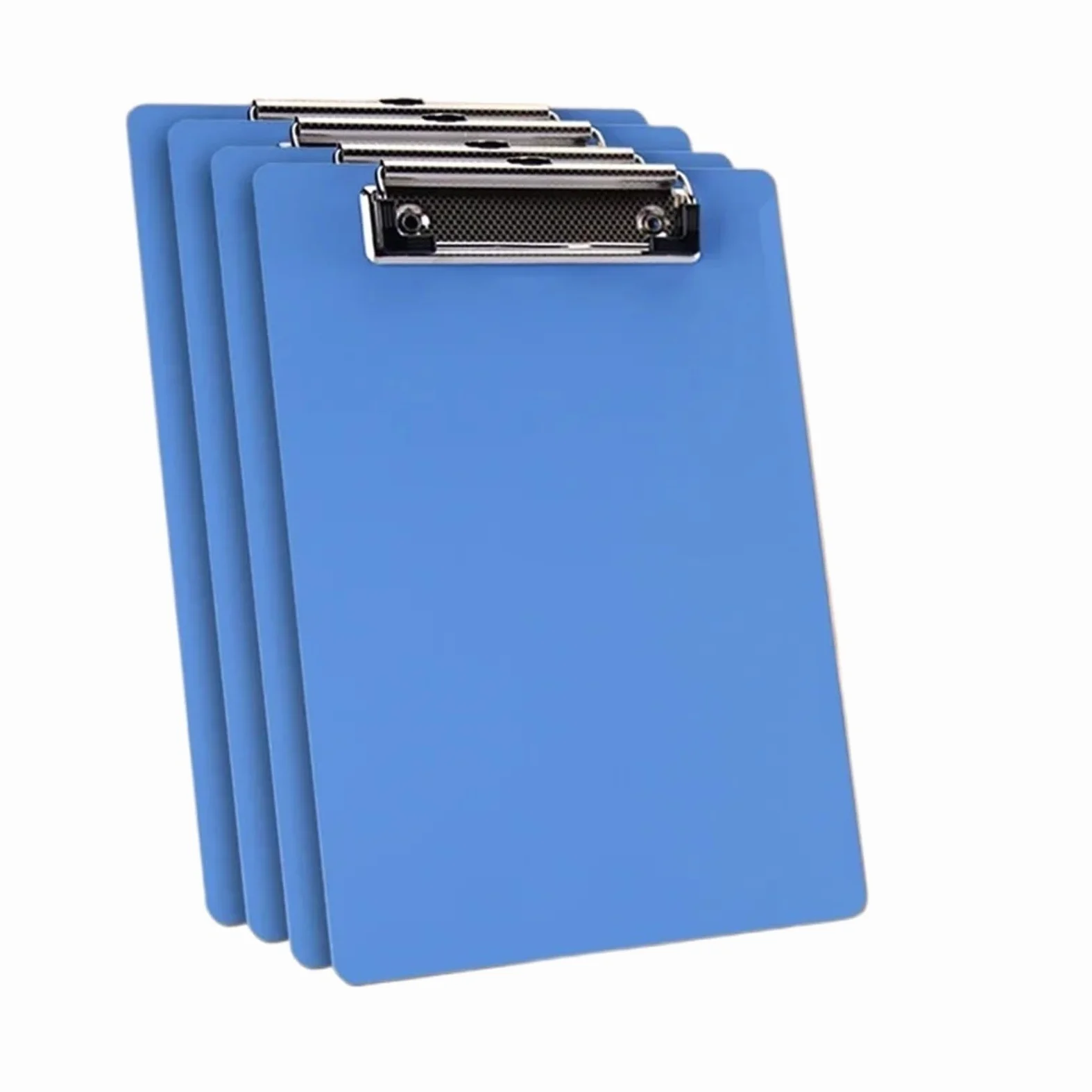 Cartella Portadocumenti Portablocco A4 da 4 pezzi con clip, lavagnetta spessa in PP, cartella progetti resistente alle cadute for ufficio, scuola, infermiere, uso domestico