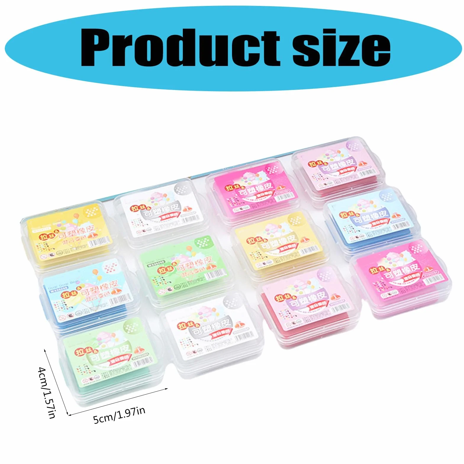 36x Gomme morbide impastate Artista Gomme da disegno Gomme da disegno Gomme impastabili Soft Stucco Eraser