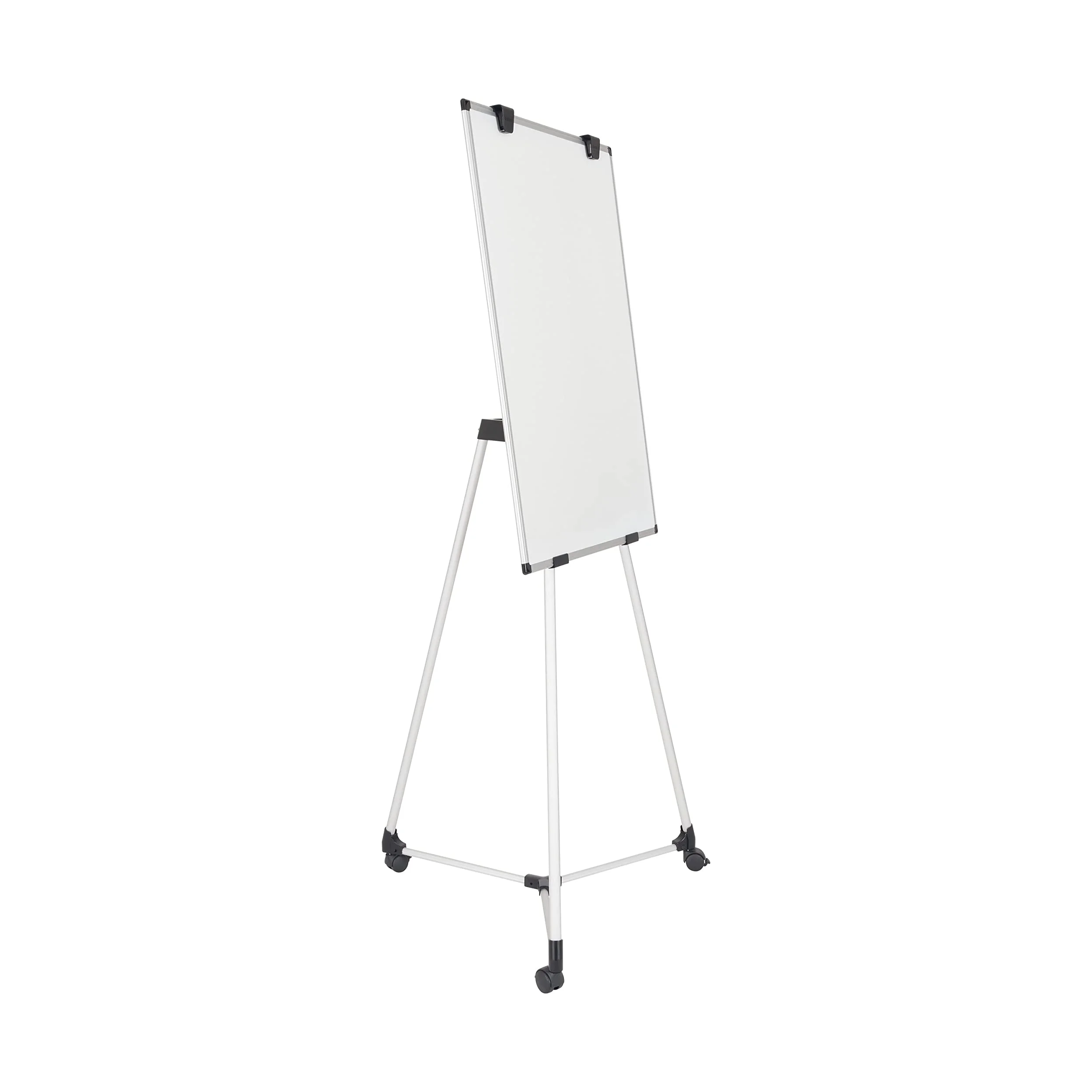 Bi-Office Earth Kyoto Lavagna Portablocco Treppiede, Superficie In Acciaio Laccato Magnetico, 70 x 100 cm (formato Euro), Superficie Cancellabile A Secco, Cornice In Alluminio