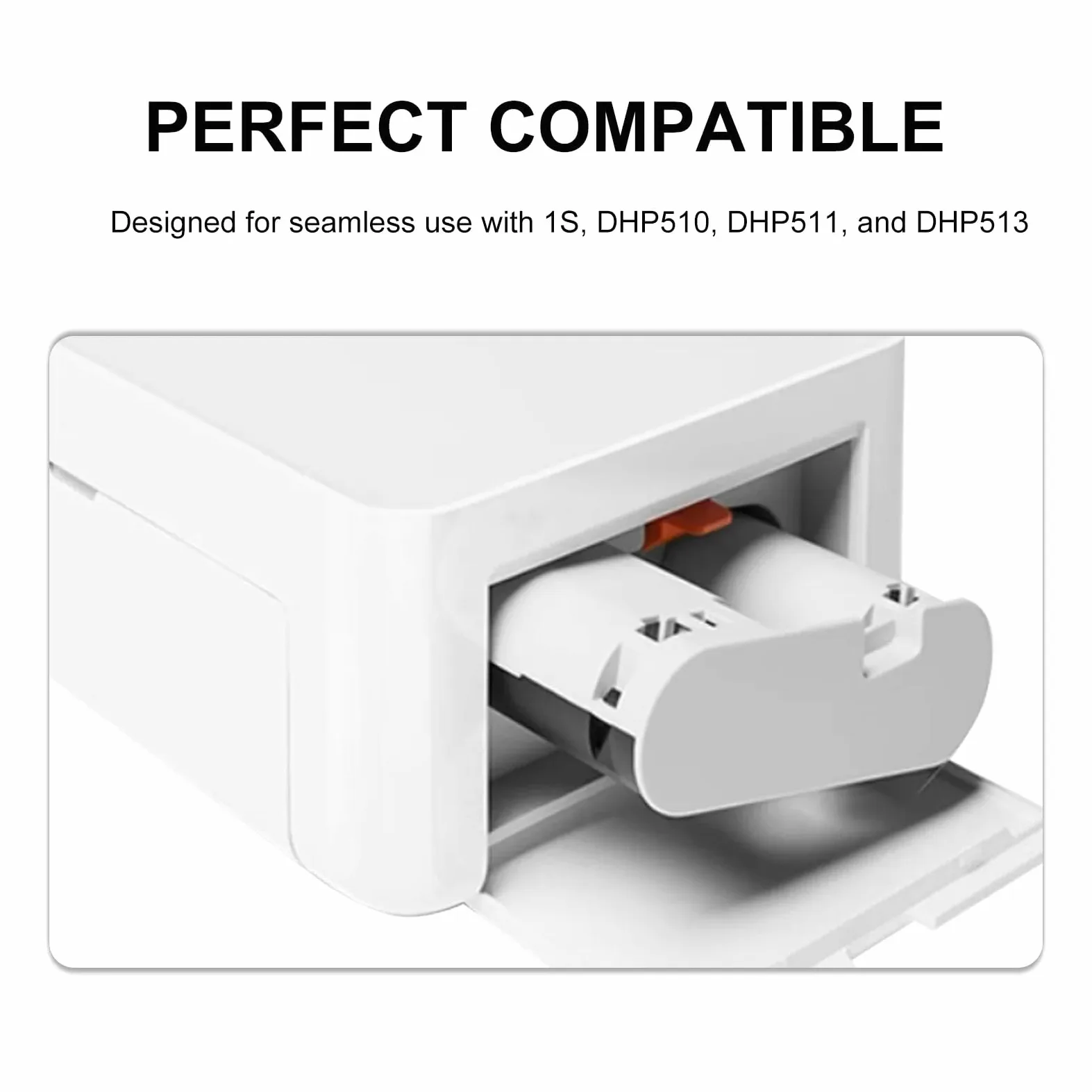 Fafeicy Stampante Fotografica Combinata da 2 Pacchi, 80 Fogli di Carta Fotografica Lucida 4x6 2 Nastri Ad Asciugatura Rapida a Prova di Sbavature, con Nastri in Carbonio per 1S DHP510