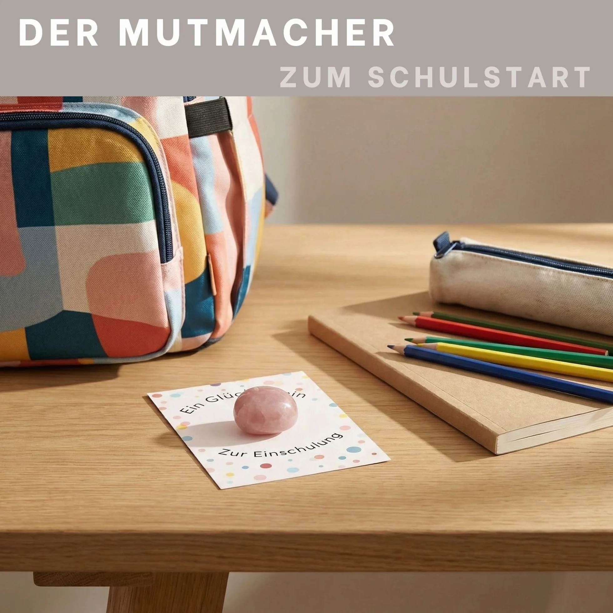 Milaboo® Mutstein - Torba szkolna uniwersalna z tkaniny