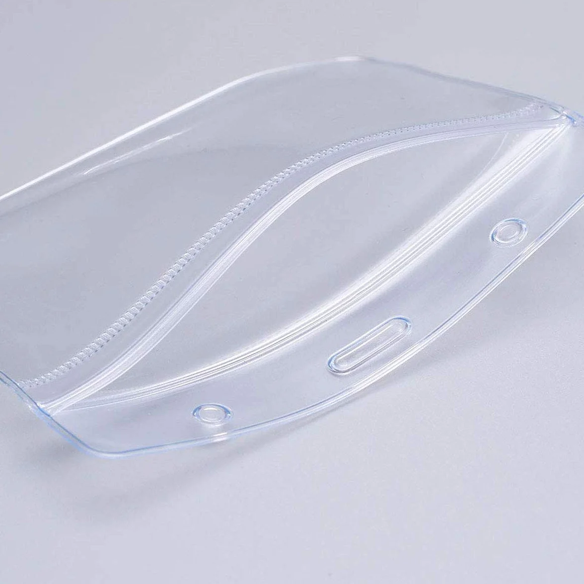 Plastica Trasparente Porta Badge Impermeabili Orizzontali 20 Pezzi