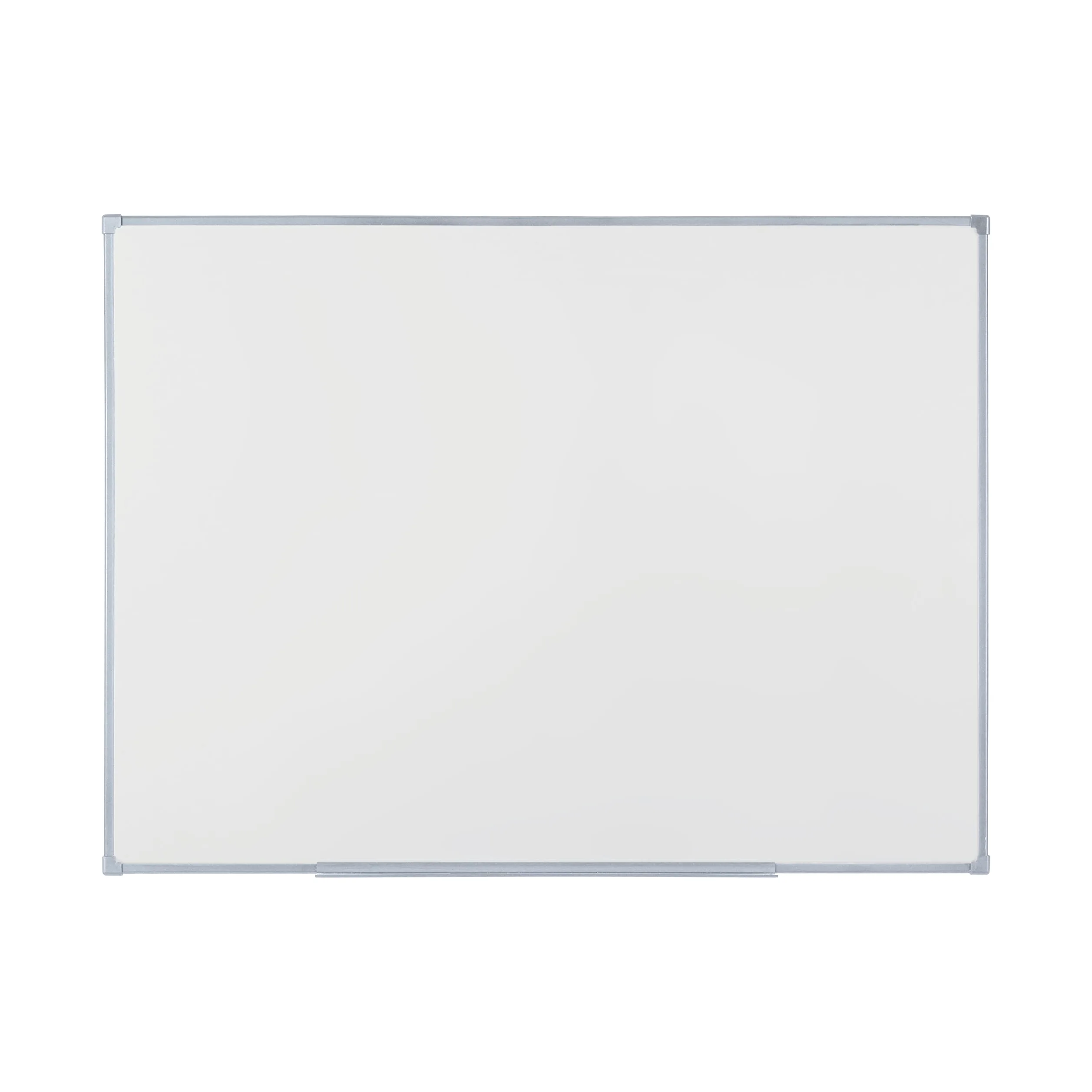 Economy Lavagna Bianca Magnetica, Lavagna Cancellabile A Secco Con Cornice Grigio, 105 x 75 cm