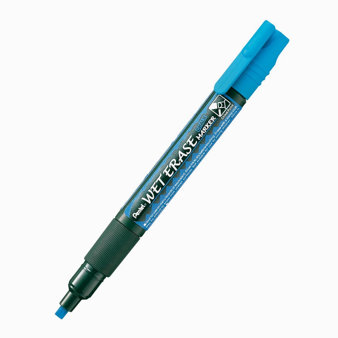 Pennarello gesso cancellabile Wet Erase blu (12 unità)