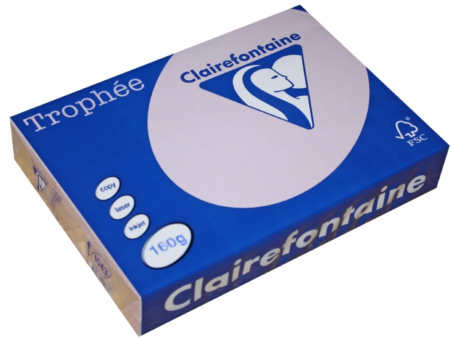 Clairefontaine Trophée 1043C 250 Fogli Carta Colorata A4 160 g/m² Lilla