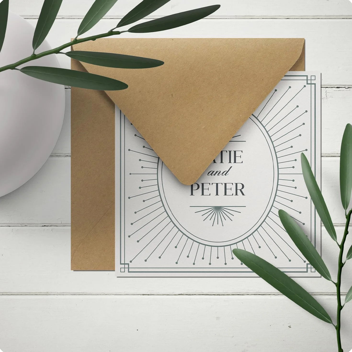 Aster Kraft buste quadrate carta kraft marrone 15,5 x 15,5 cm 100g Netuno 50