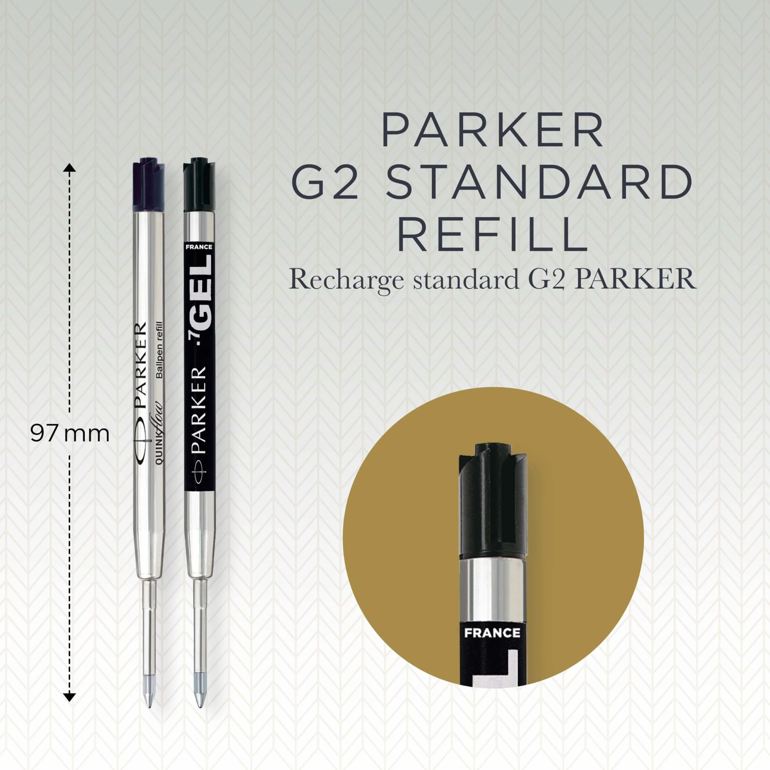 Parker Jotter London Refills Discovery Pack: 6 ricariche Quinkflow e gel per penne a sfera