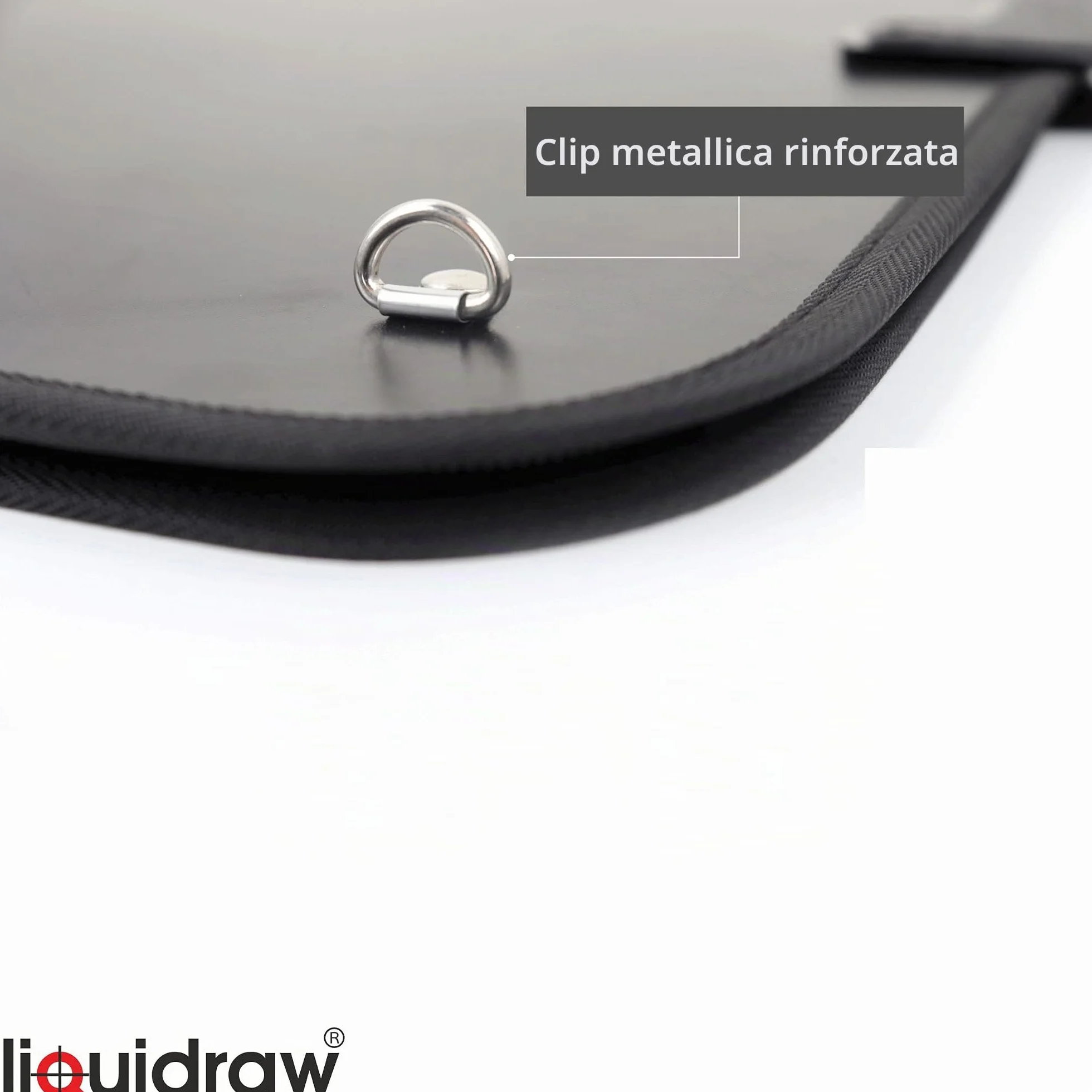 Liquidraw Cartellina portadocumenti per artisti, formato A2 e A3, con maniche o tasche trasparenti, borsa per il trasporto e documenti per artisti, Nero , A2, Portfolio Bag A2