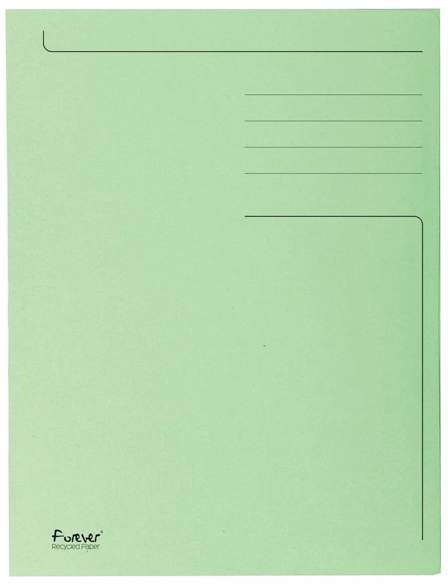 Exacompta-449013E cartella stampata 3 lembi Forever 280g-Folio