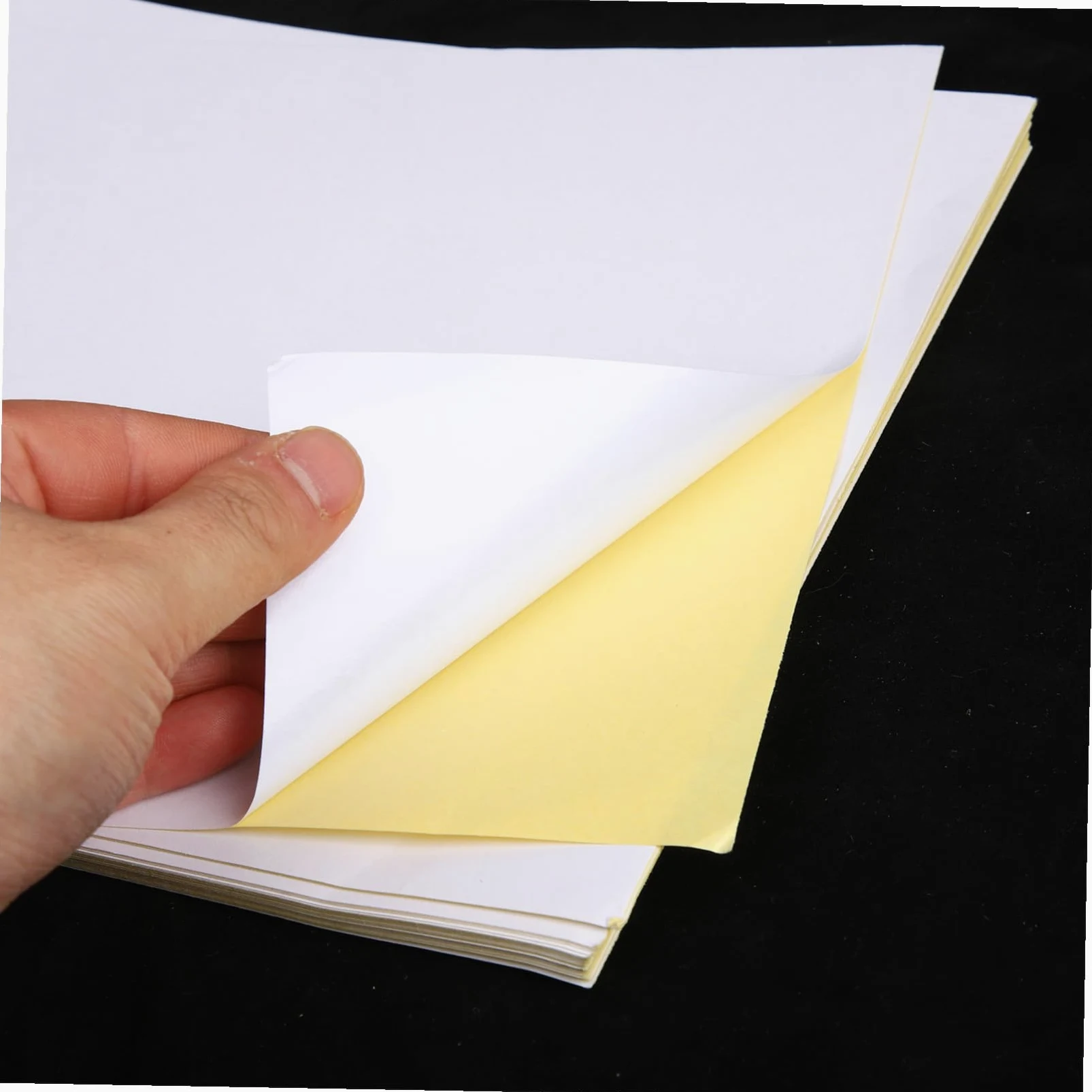 WOONEKY 100 fogli Carta Opaca per Stampante Etichette Autoadesive di Alta Adesione Facile da Stampare e Sganciare Adatta per Decalcomanie Auto Decorazioni Finestra e Note Personalizzate