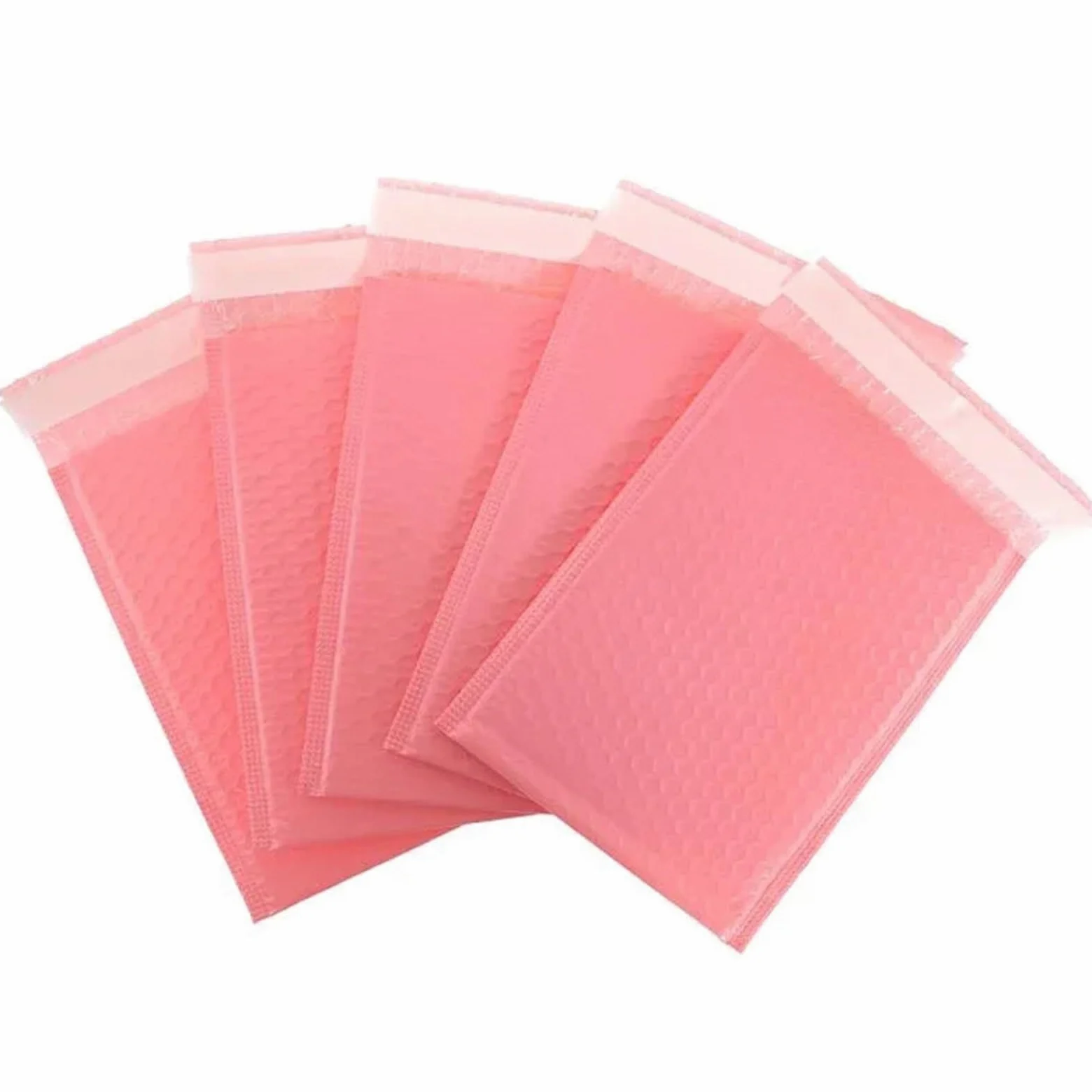 100 pz Bubble Mailer Rosa Poly Buste imbottite con sigillo automatico for libri Rivista Foderato Self Seal per Imballaggio(Blue,13 * 18cm)