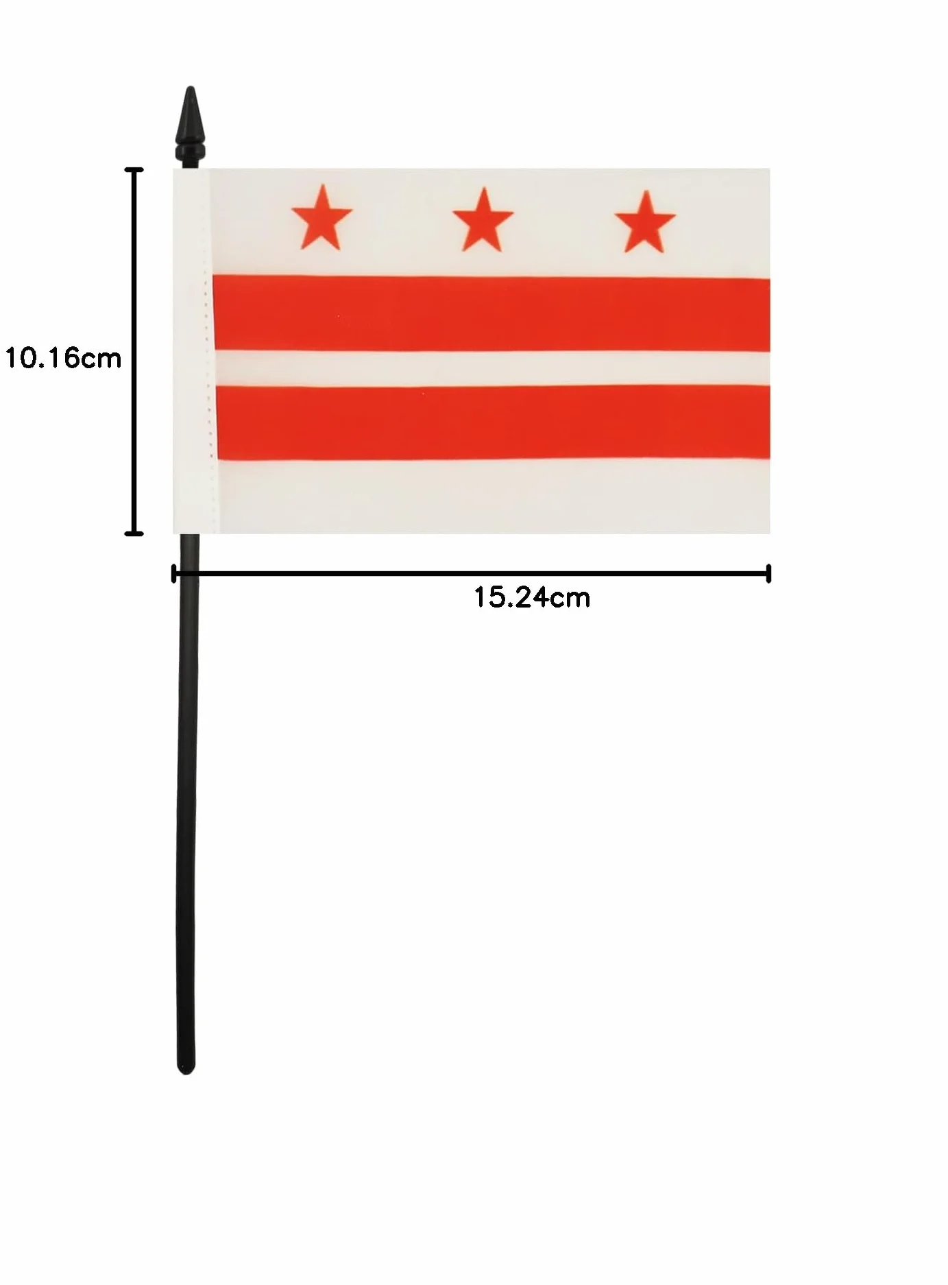 AZ FLAG Bandiera Da Tavolo Washington DC 15x10cm - Piccola Bandierina District of Columbia