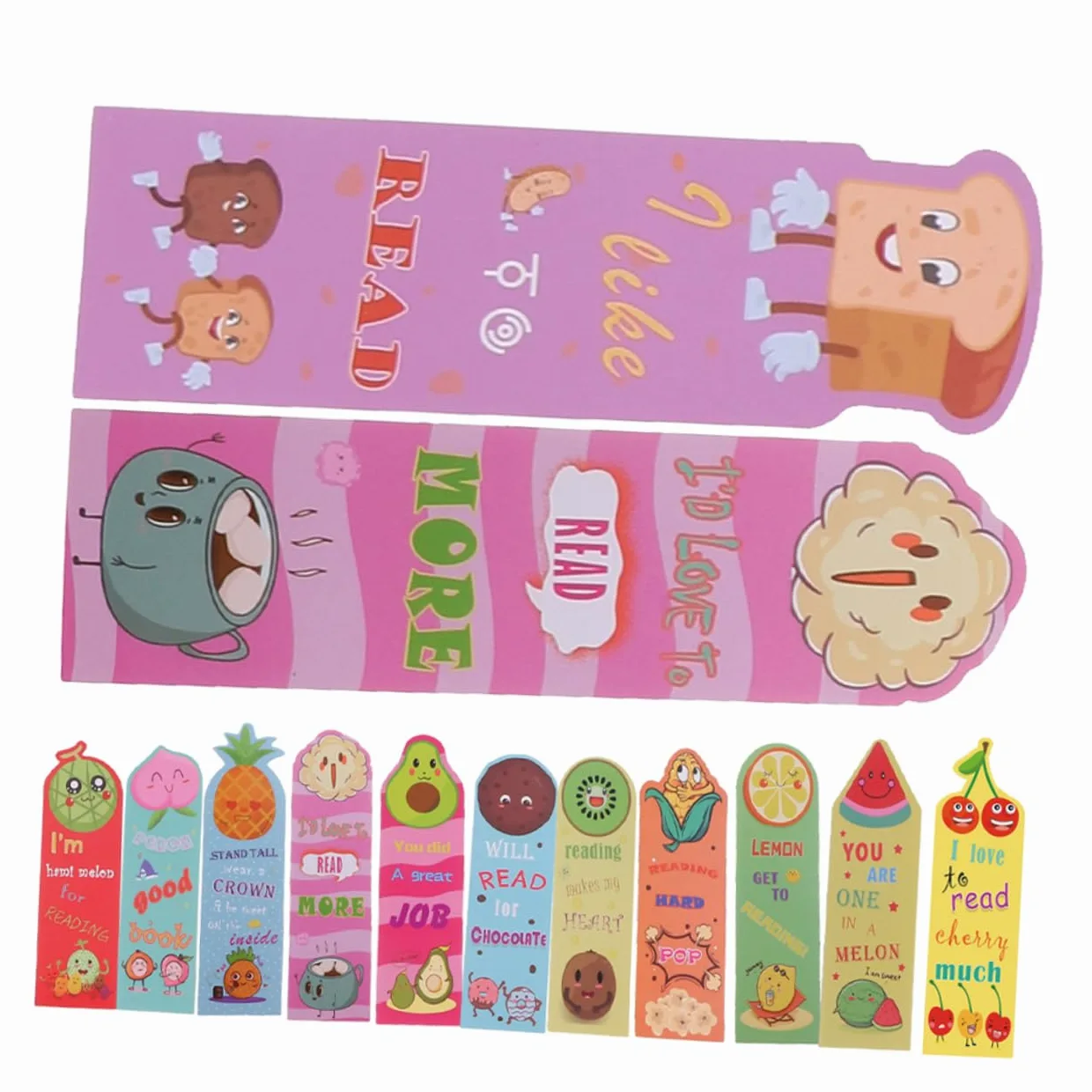 DOITOOL 5 Set Segnalibri Profumati Cartoon Per Adolescenti E Lettori Design Per Libri 36 Pezzi * 5