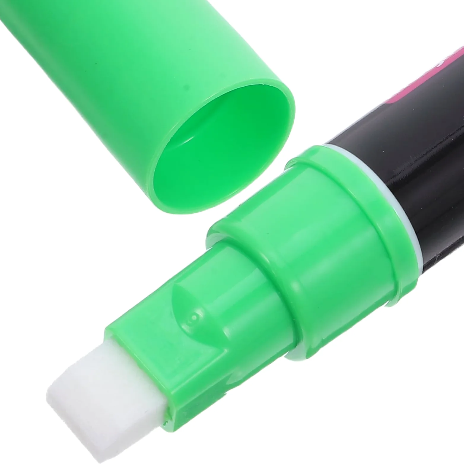 NUOBESTY 8 Penne Gessetto Liquido: Pennarelli Cancellabili a Base d'Acqua - 8 Colori Vivaci per Lavagne, Vetro e Finestra