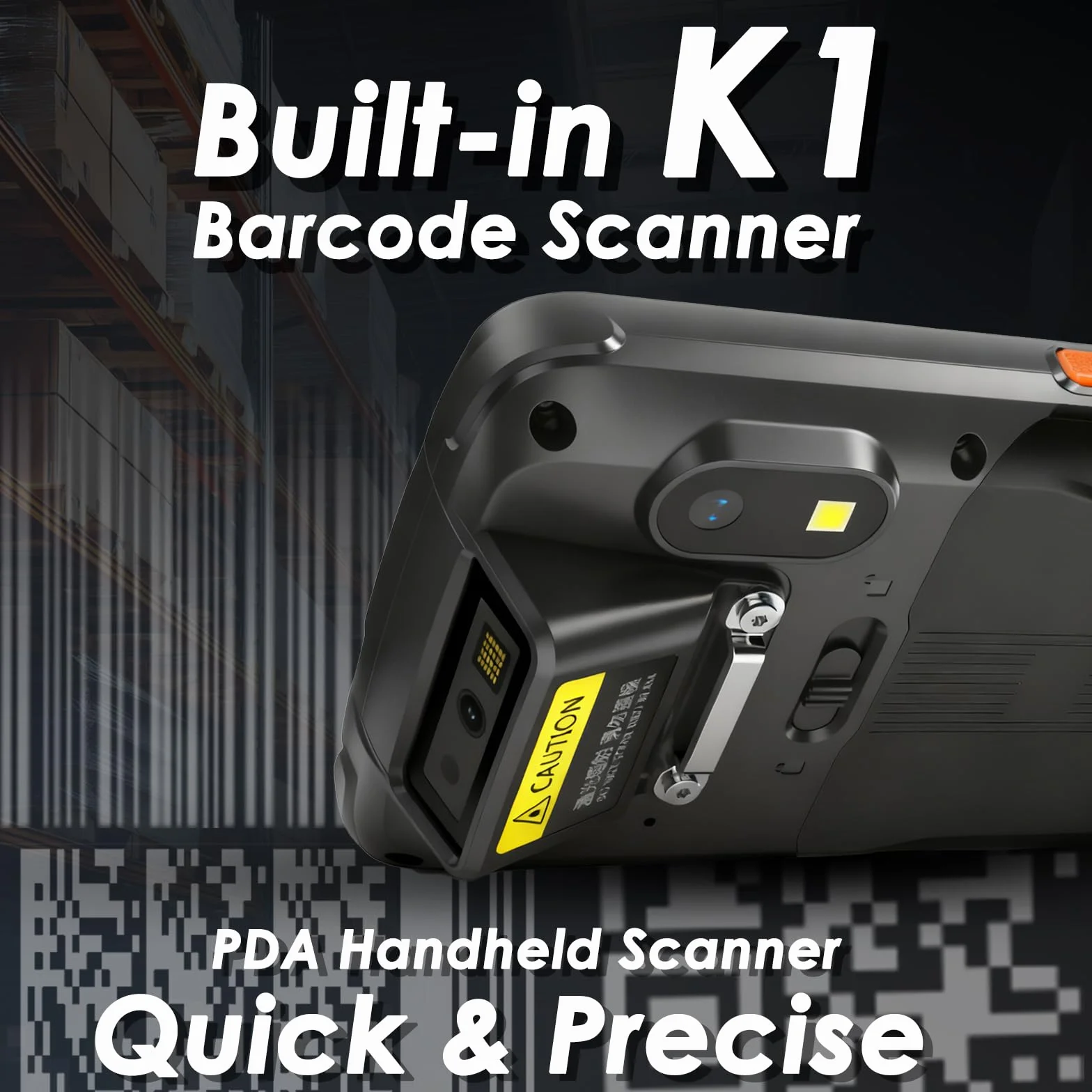 Kayoote S2 Scanner Di Codici A Barre Android 13 – PDA Portatile Con Motore K1, Lettura 1D/2D, Touchscreen HD 4", Wi-Fi & 4G LTE – Ideale Per Magazzino, Logistica & Tracciamento Asset