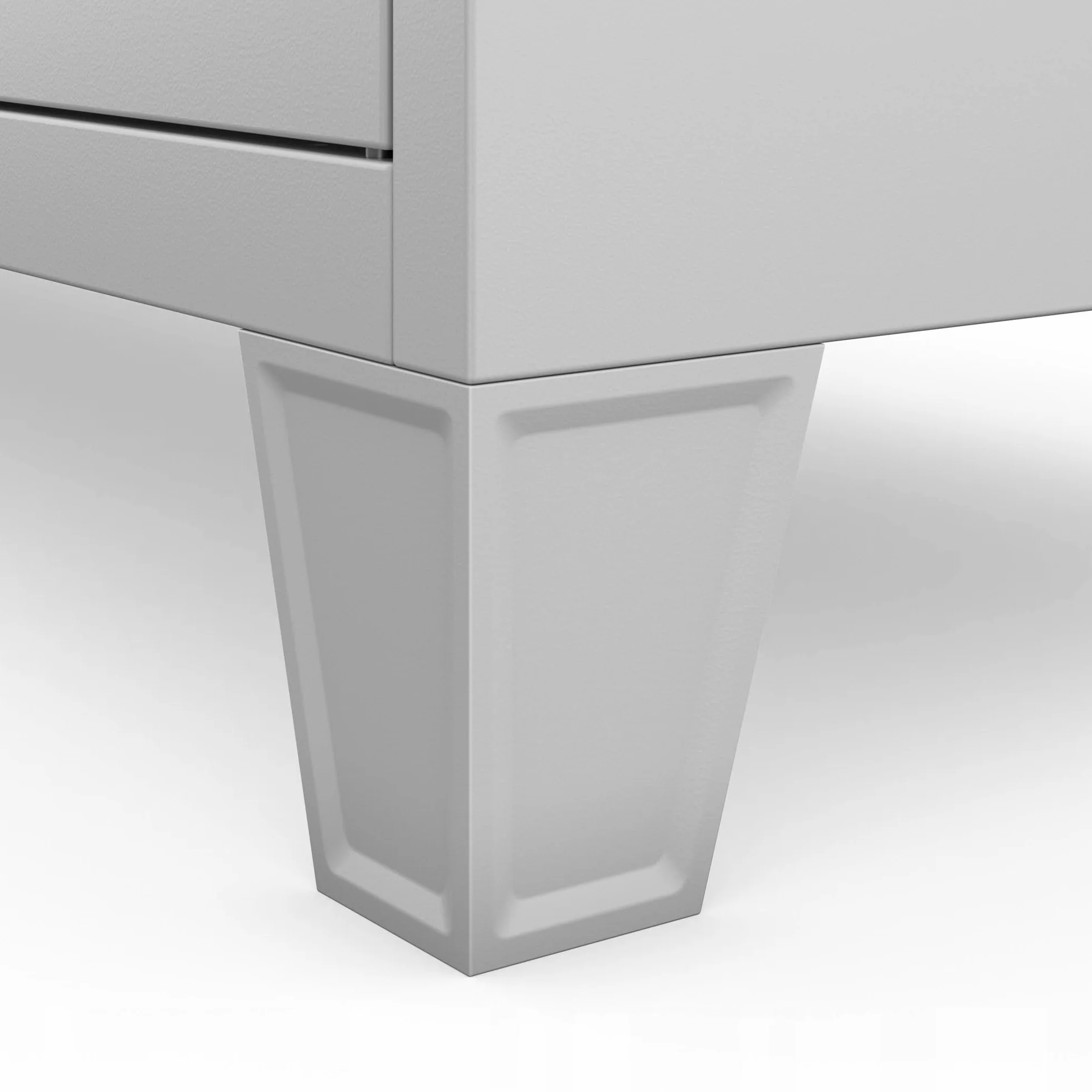 Jan Nowak Domator Armadietto spogliatoio Armadio metallico con 20 Scomparti Fessure di ventilazione Rivestimento in polvere 172 cm x 136 cm x 45 cm (Grigio)
