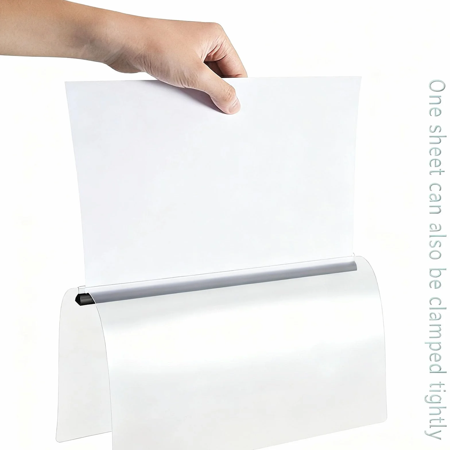 Trasparente A4 Copertine per Rilegatura, Plastica Copertina Rapporto con Barra Scorrevole per Documenti, 10 Pezzi