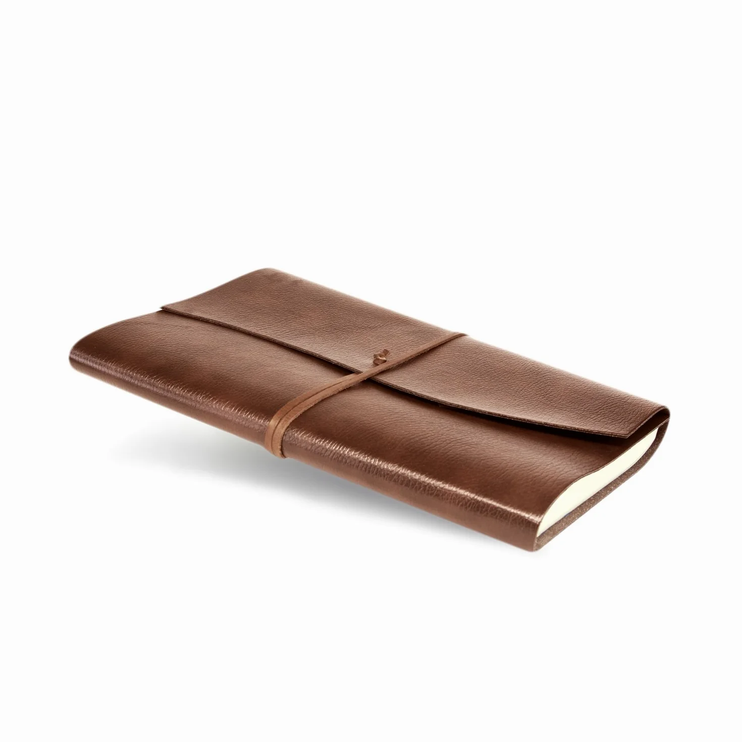 Belcraft Tivoli A4 Diario/Taccuino in Pelle riciclata, Realizzato a mano da Artigiani Toscani, Include Scatola Regalo, A4 (21x30 cm) Marrone Chiaro
