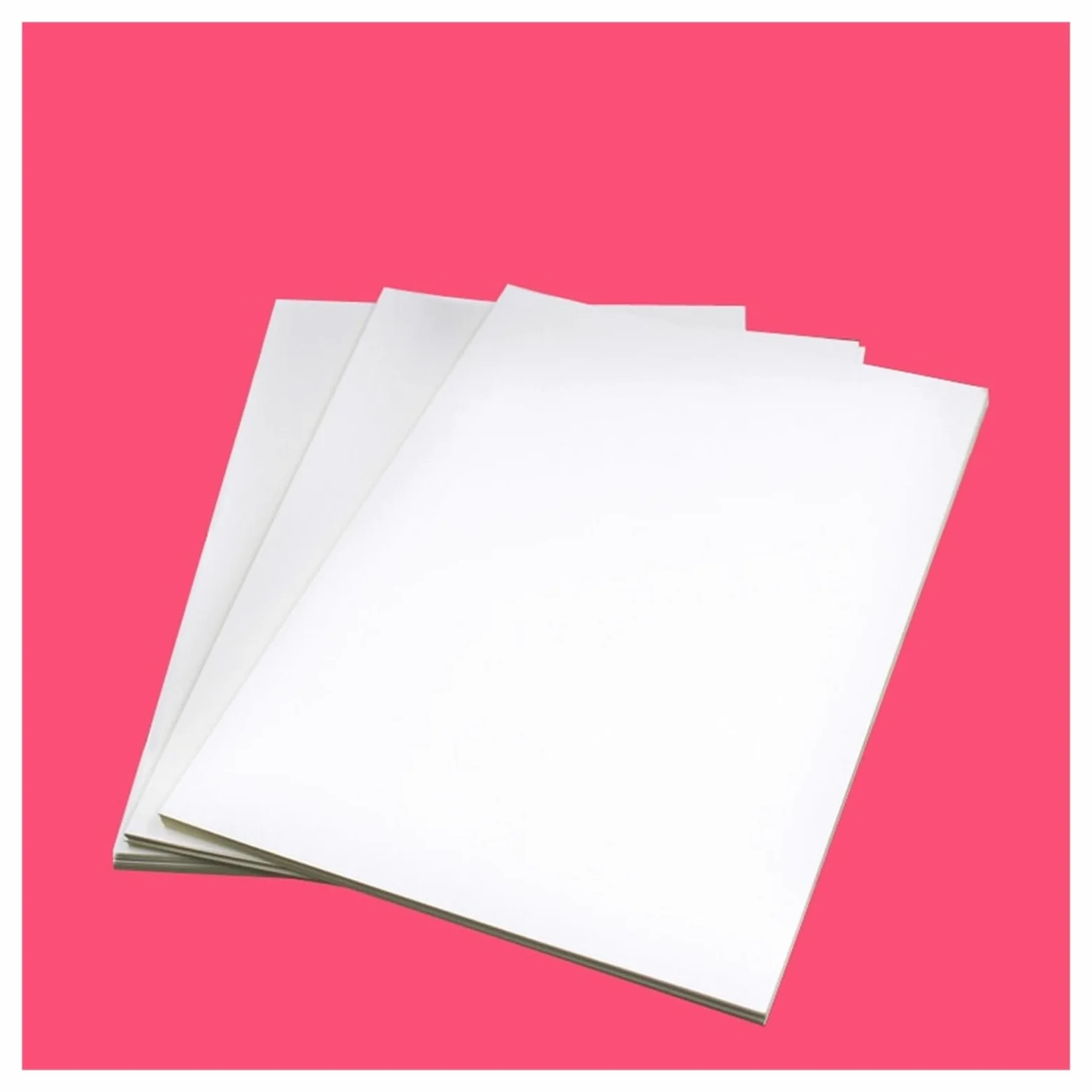 DAVBIR Carta fotografica in cristallo PET A4 Adesivo for colla retro adesivo lucido 20 fogli Carta for stampa a getto d'inchiostro perfection (Color : 50 sheets)