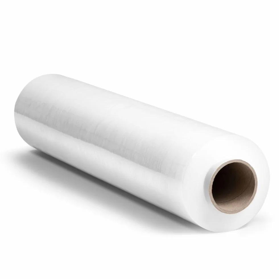 RAGO® Film estensibile imballaggio 2 pezzi 9,5 × 9,5 × 40 cm 300m Pellicola imballaggio trasloco trasparente Plastica per imballaggio 300 m