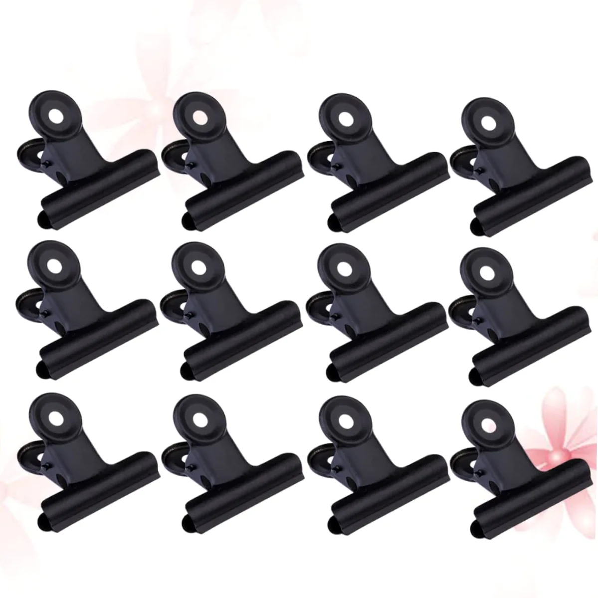 2 Set Di Pratiche Clip Per Raccoglitori in Metallo Da 38 Mm Con Piccolo Foro Per Parete Ufficio Casa Molla Resistente Per Il Fissaggio Di Documenti 30 Pezzi * 2