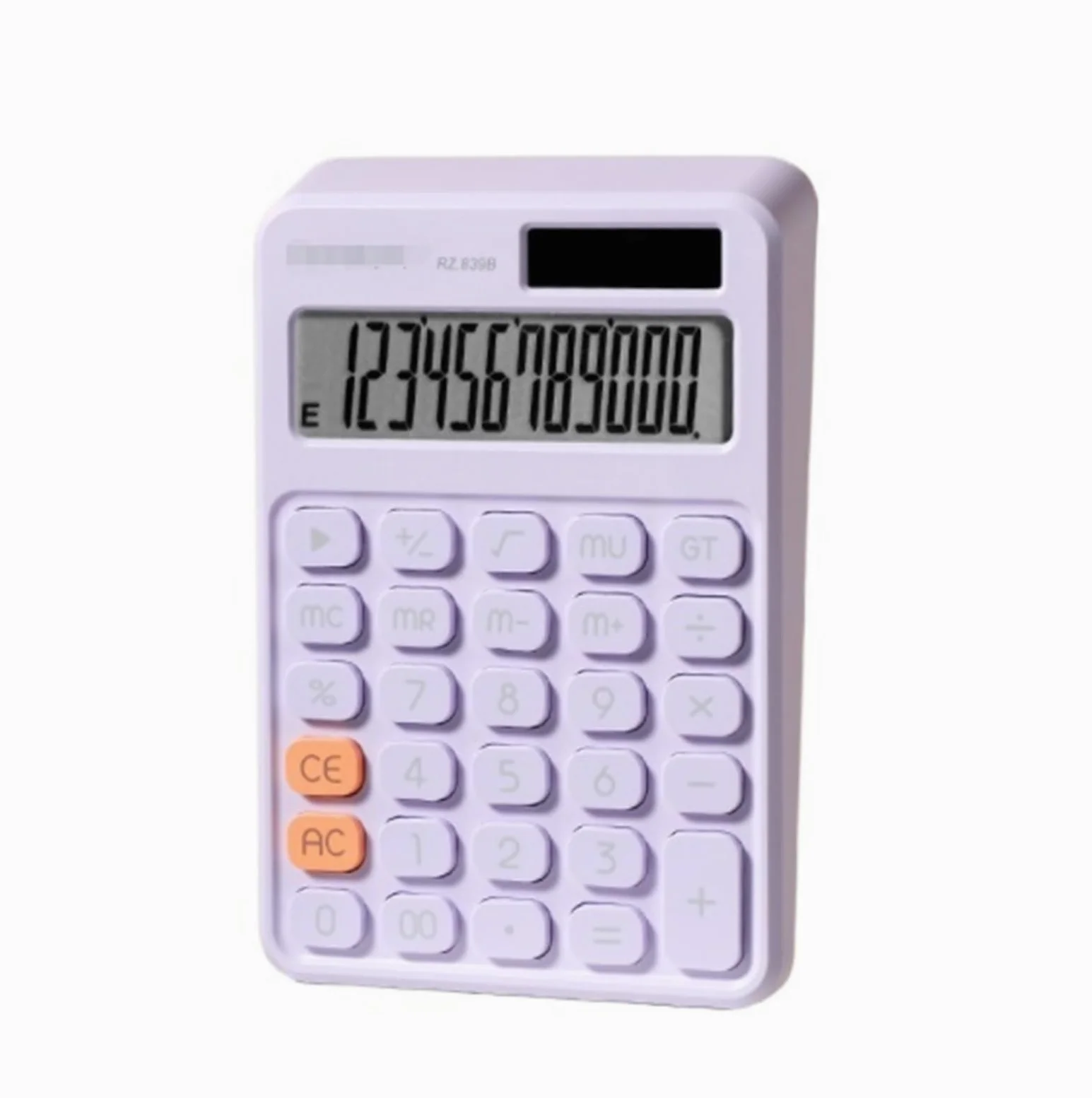 Calcolatrice Casa Ufficio Calcolatrice da Tavolo Portatile Antiscivolo for Studenti di Ufficio Finanziario Perfetta per Scuola(Purple)