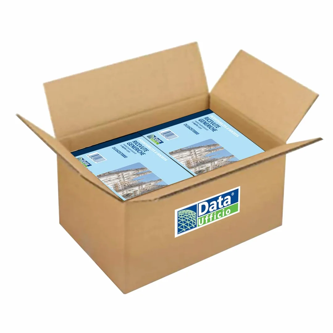 Scatola 40 Ricevute Generiche Denaro duplice copia