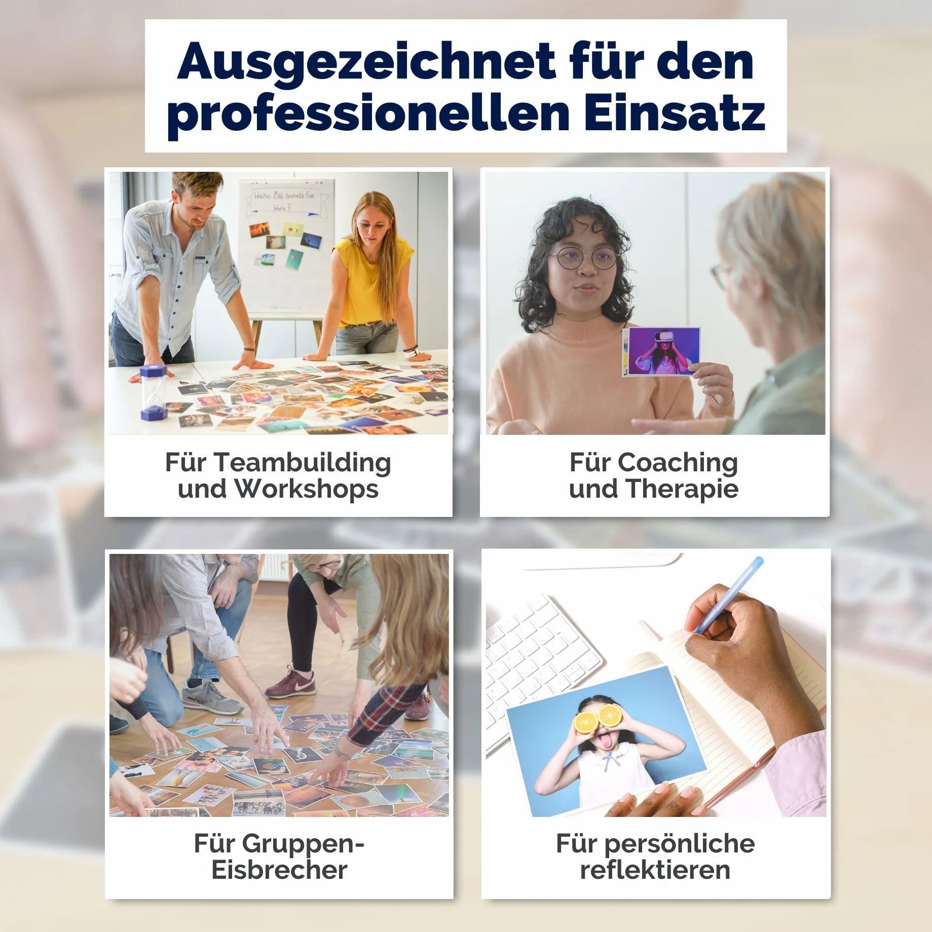 metaFox - Points of View-Set - 52 carte di coaching per cambiare prospettiva e sviluppo personale - Cartoline come impulso per coaching, workshop e terapia per adulti
