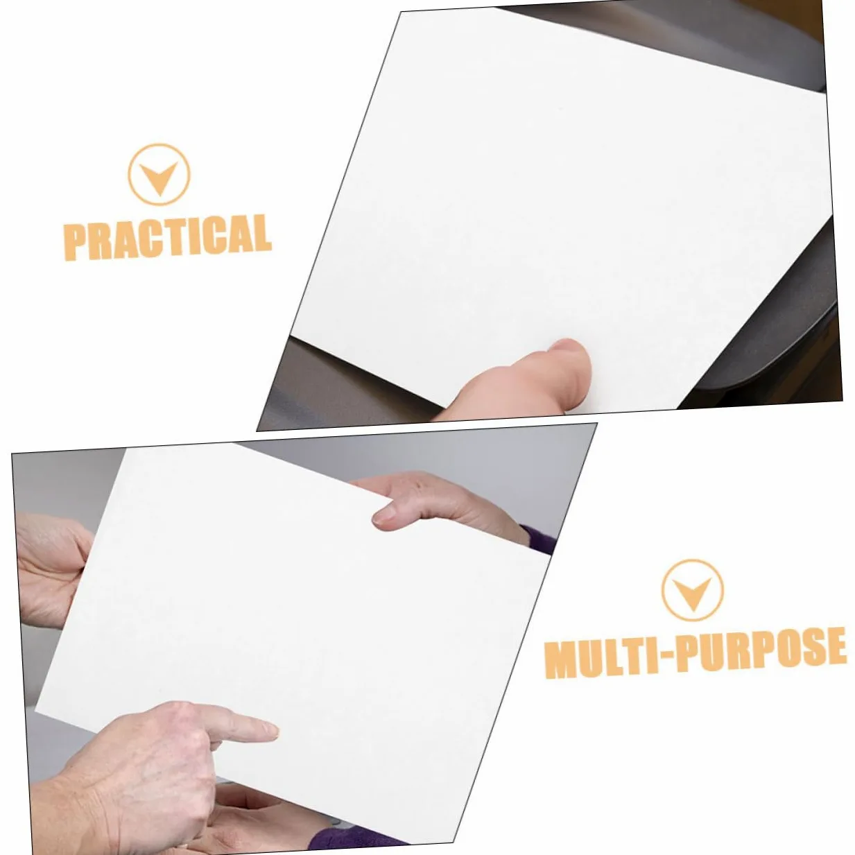 Carta Adesiva per Stampante A4 100 Fogli Bianca Autoadesiva | Carta Termica Autoadesiva, Resistente ai Graffi, Design Leggero, per Prezzo e Organizzazione Domestica