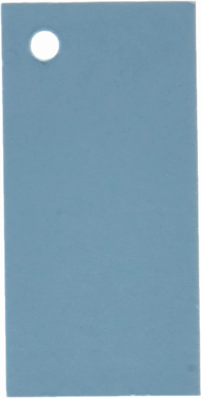 Mopec X4.03 Cartoncino Cielo Blu Foratura 2,5 cm x 5 cm Confezione da 100