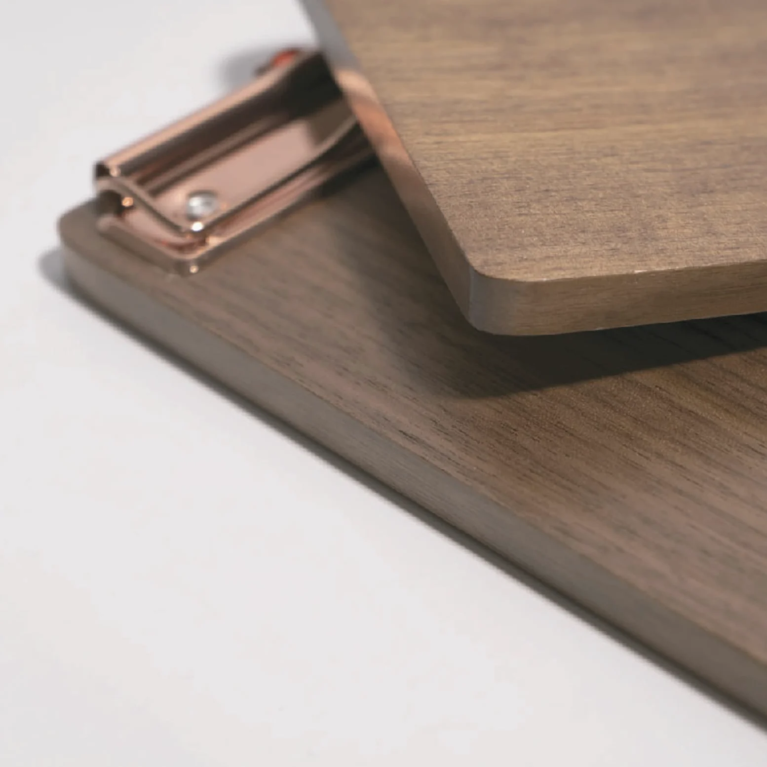 Portablocco Black Walnut Appunti con Clip in Metallo Clip Data Organizzazione Cartella Scrittura Board Bill Cartella Binder per Home, Ristorante, Affari (2 Confezioni) Clipboard Portablocco