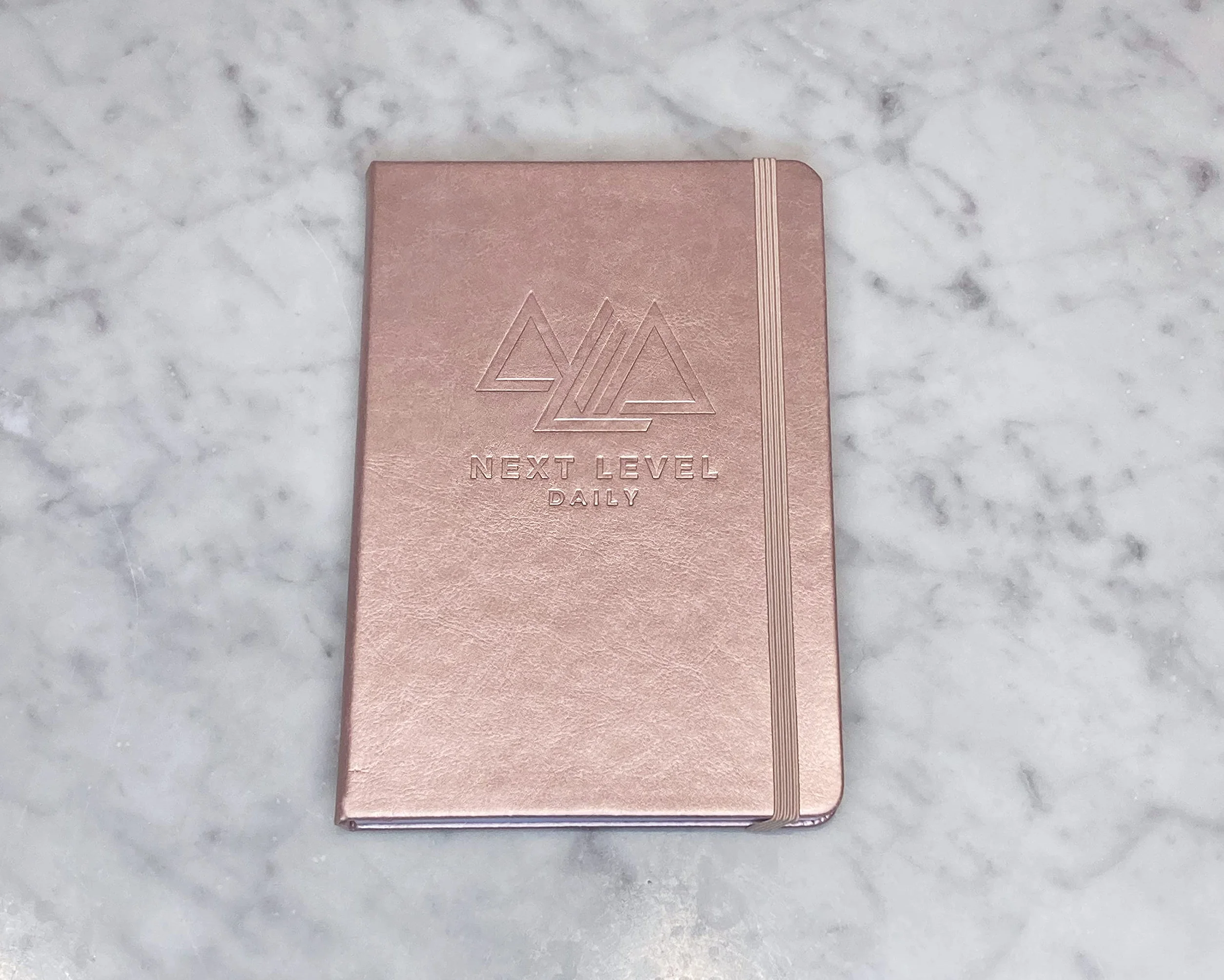 Planner | Agenda giornaliera ad alte prestazioni per produttività, felicità, gestione del tempo | Habit Tracker, Gratitudine Journal - Non datato, copertina rigida (oro rosa)