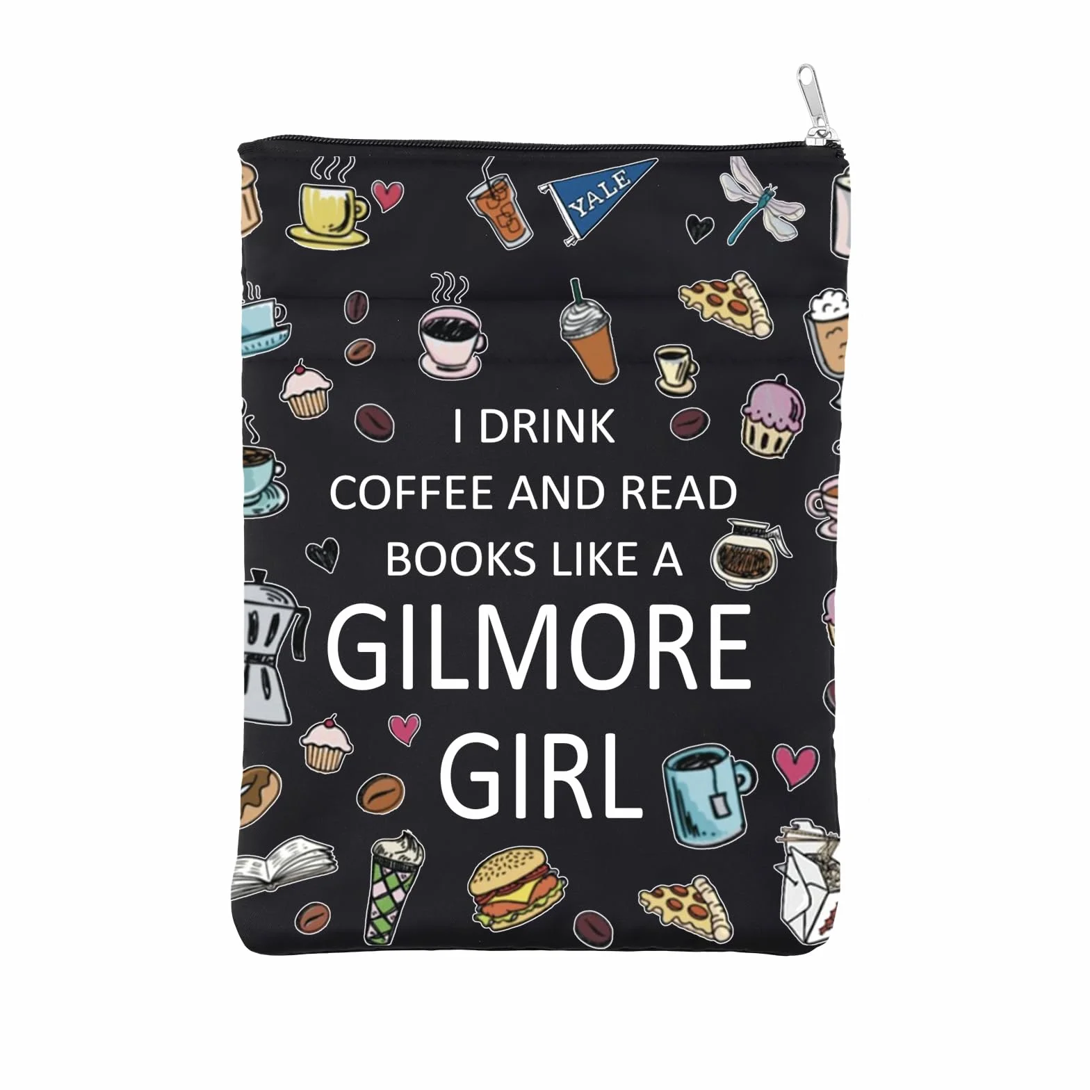 Luke's Diner Book Sleeve – Copertina per libro ispirata a Gilmore Girls, regalo per amanti del caffè