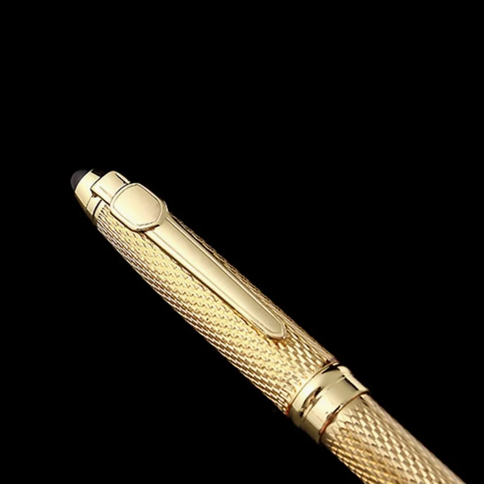 penna a sfera, Penna a sfera, penna gel 1,0 mm a in metallo con inchiostro 14 cm(Gold)