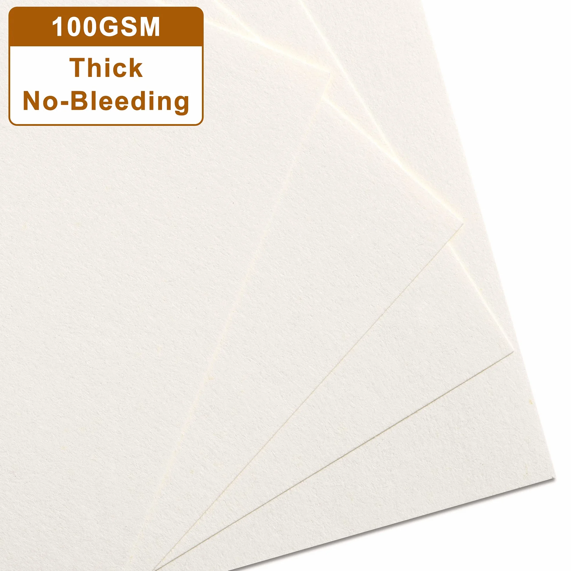 Carta di ricarica bianca A6 6 fori 80 fogli 160 pagine 10,4 x 16,8 cm beige (2)
