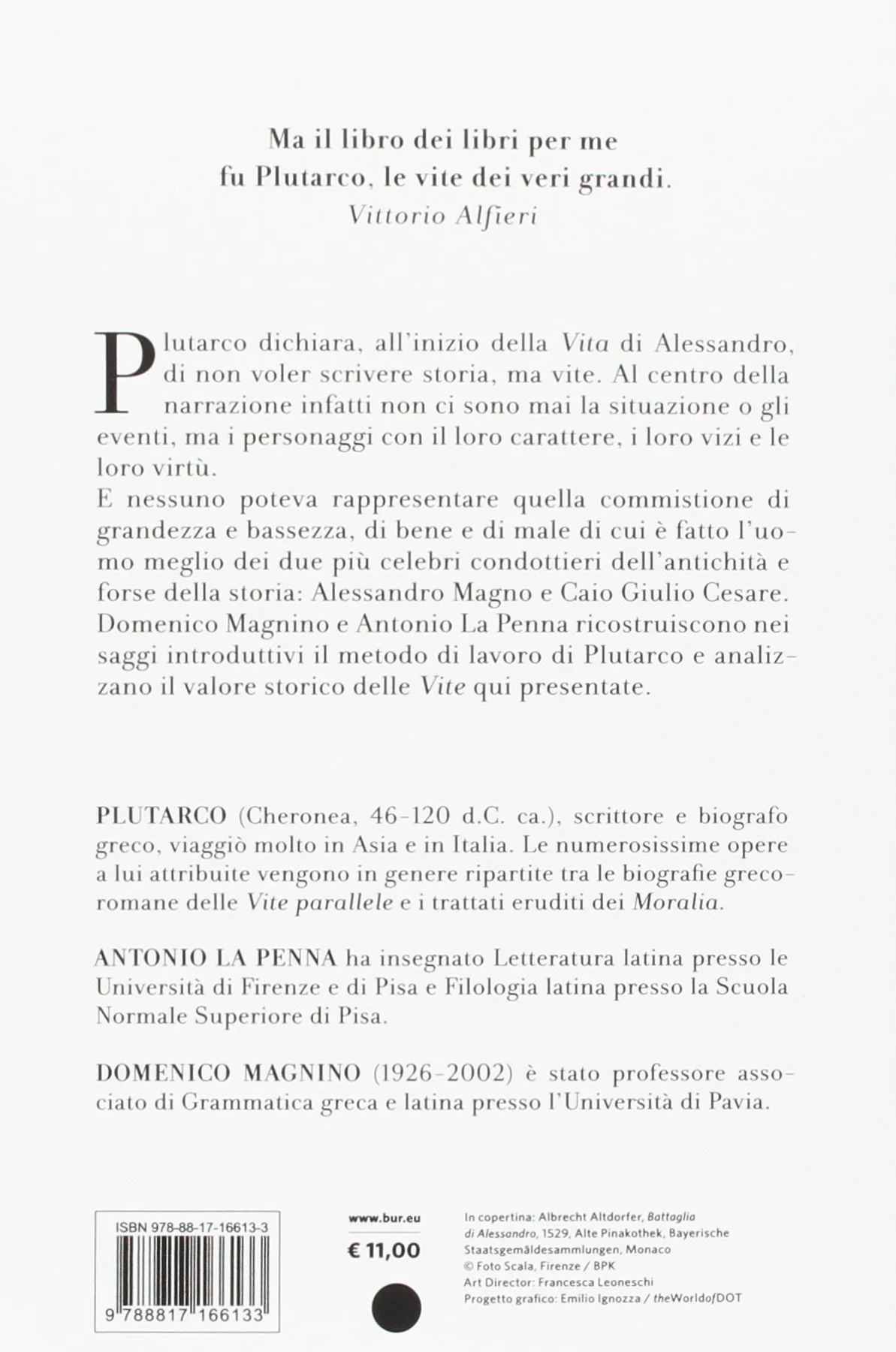 Vite parallele Alessandro e Cesare testo greco a fronte