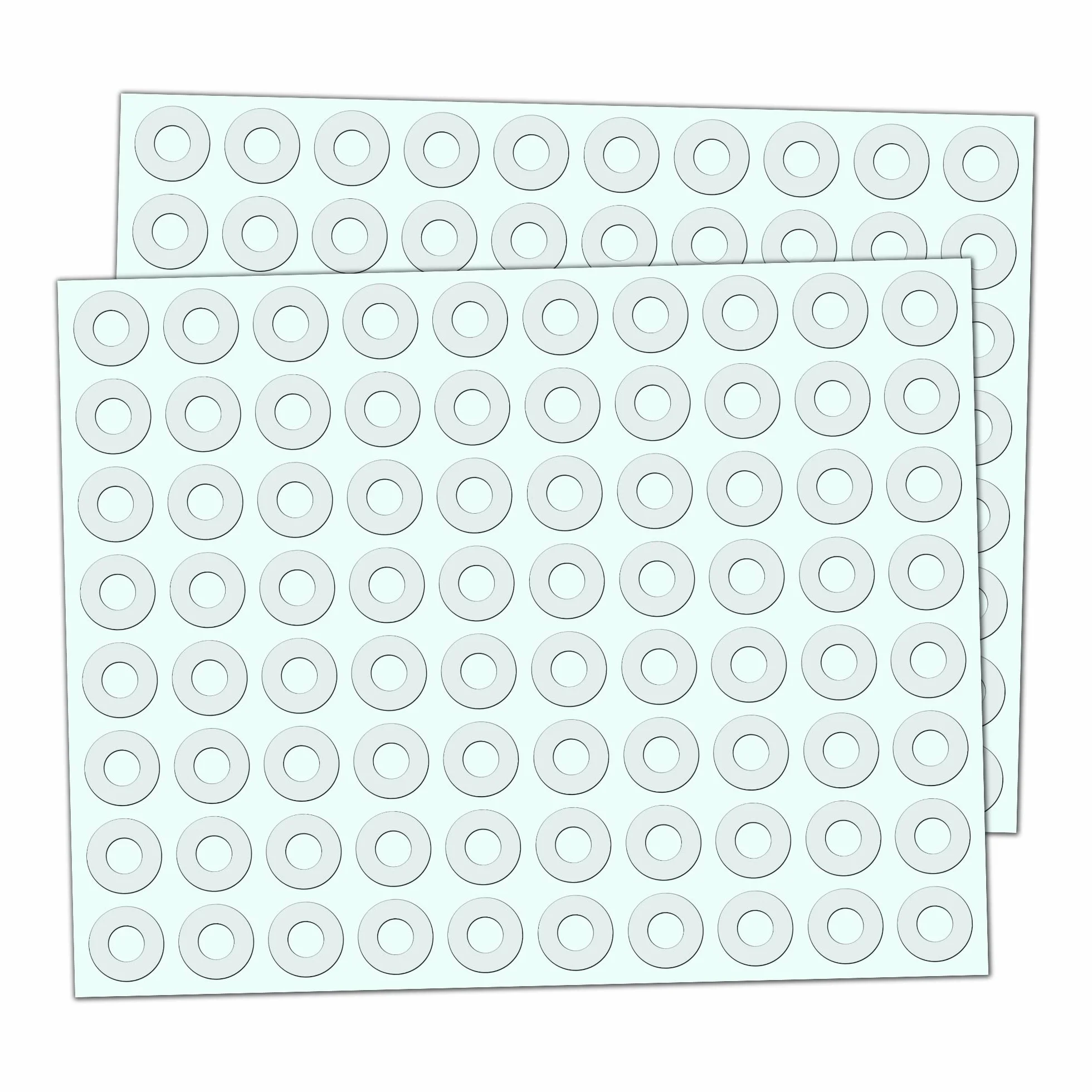 Trasparenti Salvabuchi Fogli Rinforzi 13mm 2000 Pezzi