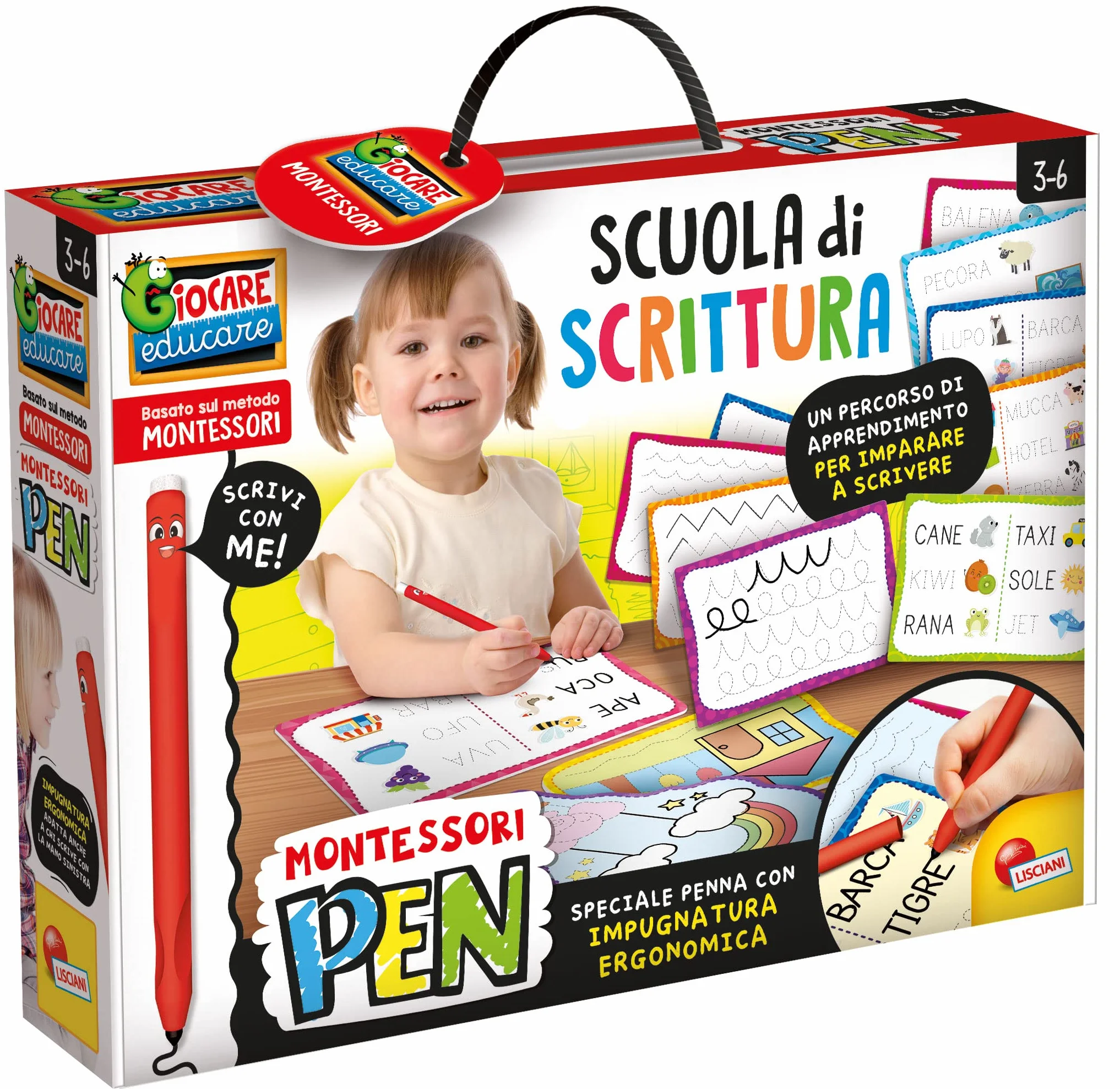 Lisciani Giochi Montessori Pen Scuola di Scrittura